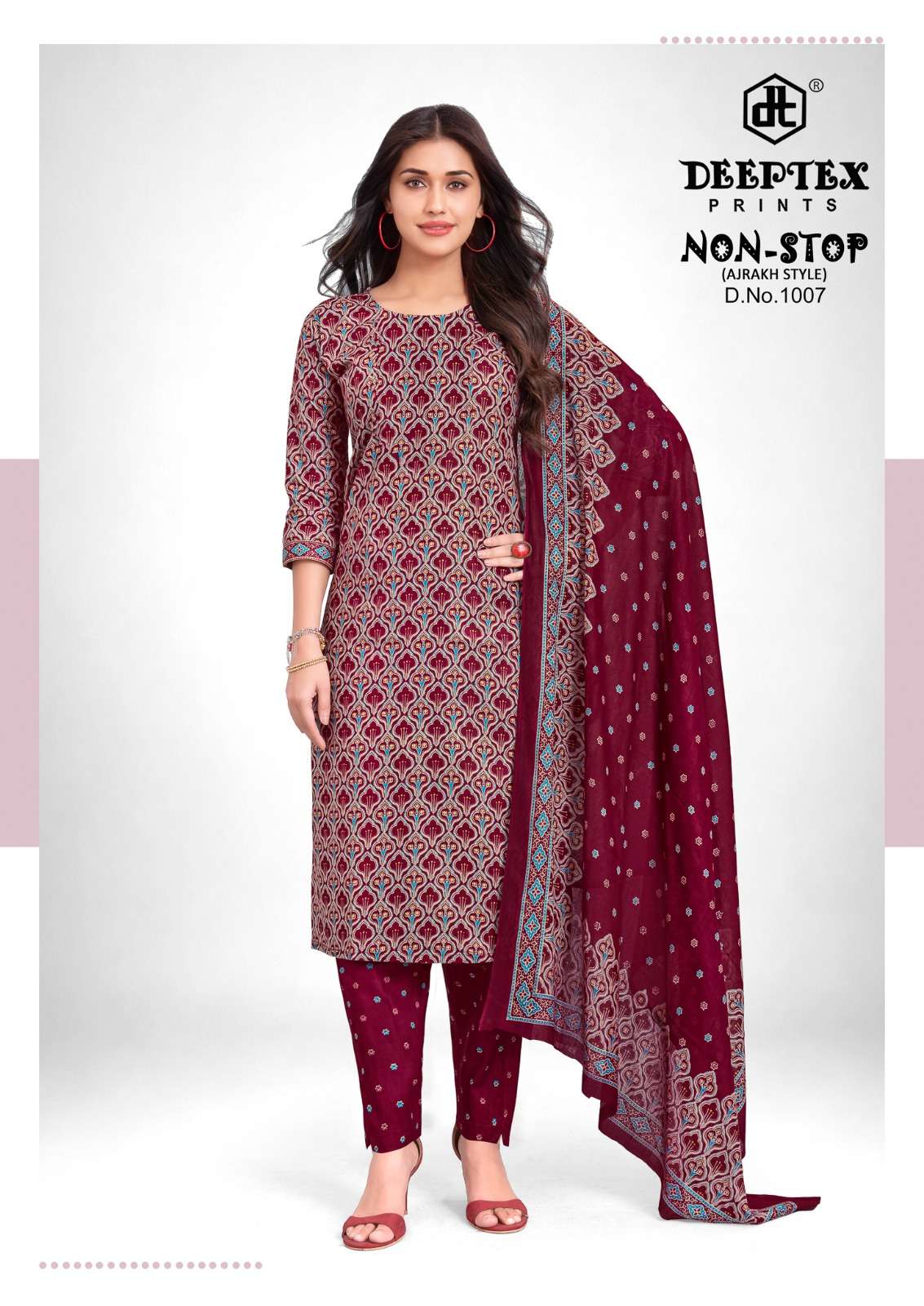 DEEPTEX PRINTS NON STOP VOL 1 COTTON PRINTED LADIES SALWAR SUIT