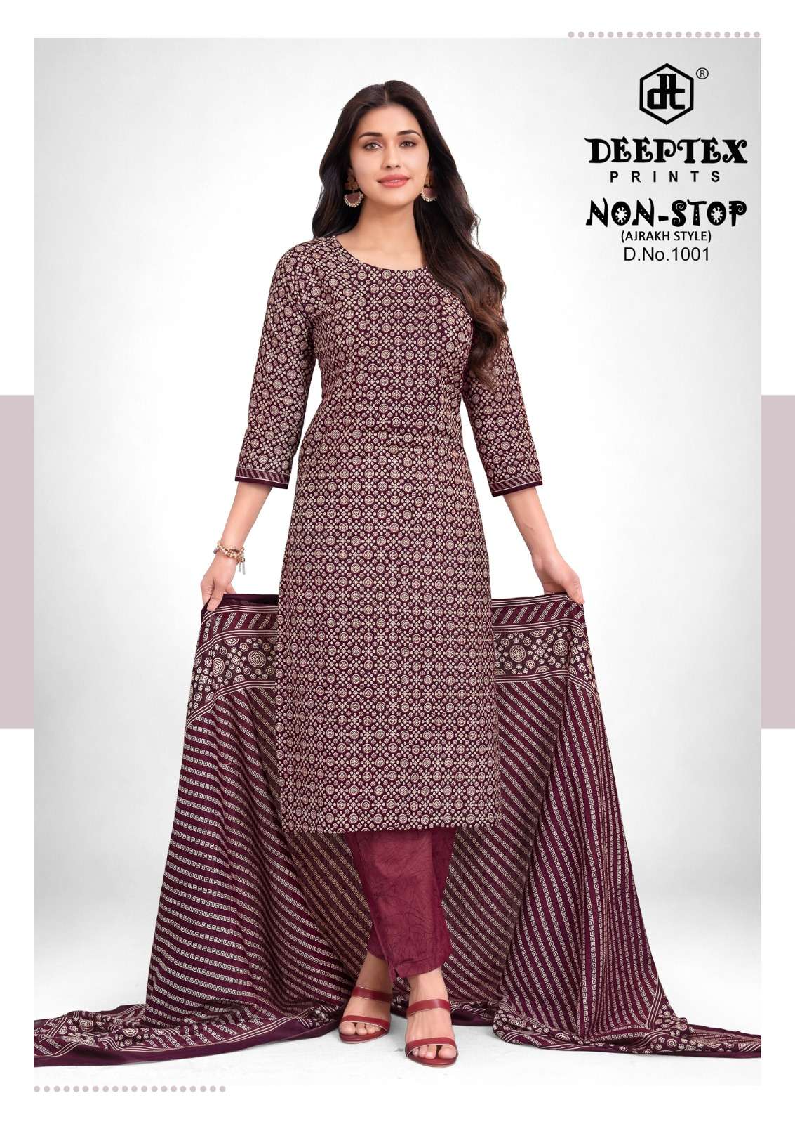 DEEPTEX PRINTS NON STOP VOL 1 COTTON PRINTED LADIES SALWAR SUIT