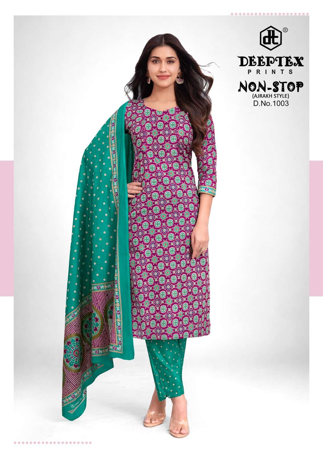 DEEPTEX PRINTS NON STOP VOL 1 COTTON PRINTED LADIES SALWAR SUIT