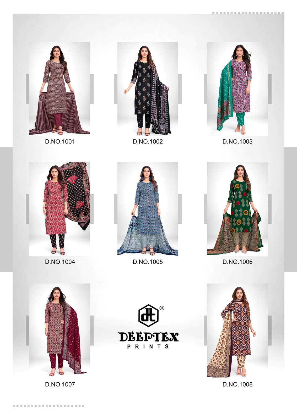 DEEPTEX PRINTS NON STOP VOL 1 COTTON PRINTED LADIES SALWAR SUIT
