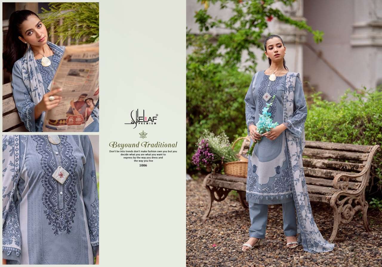 ELAF PREMIUM PREMIUM ASRAJOFA VOL 3 COTTON DIGITAL STYLE PRINTS SALWAR SUIT