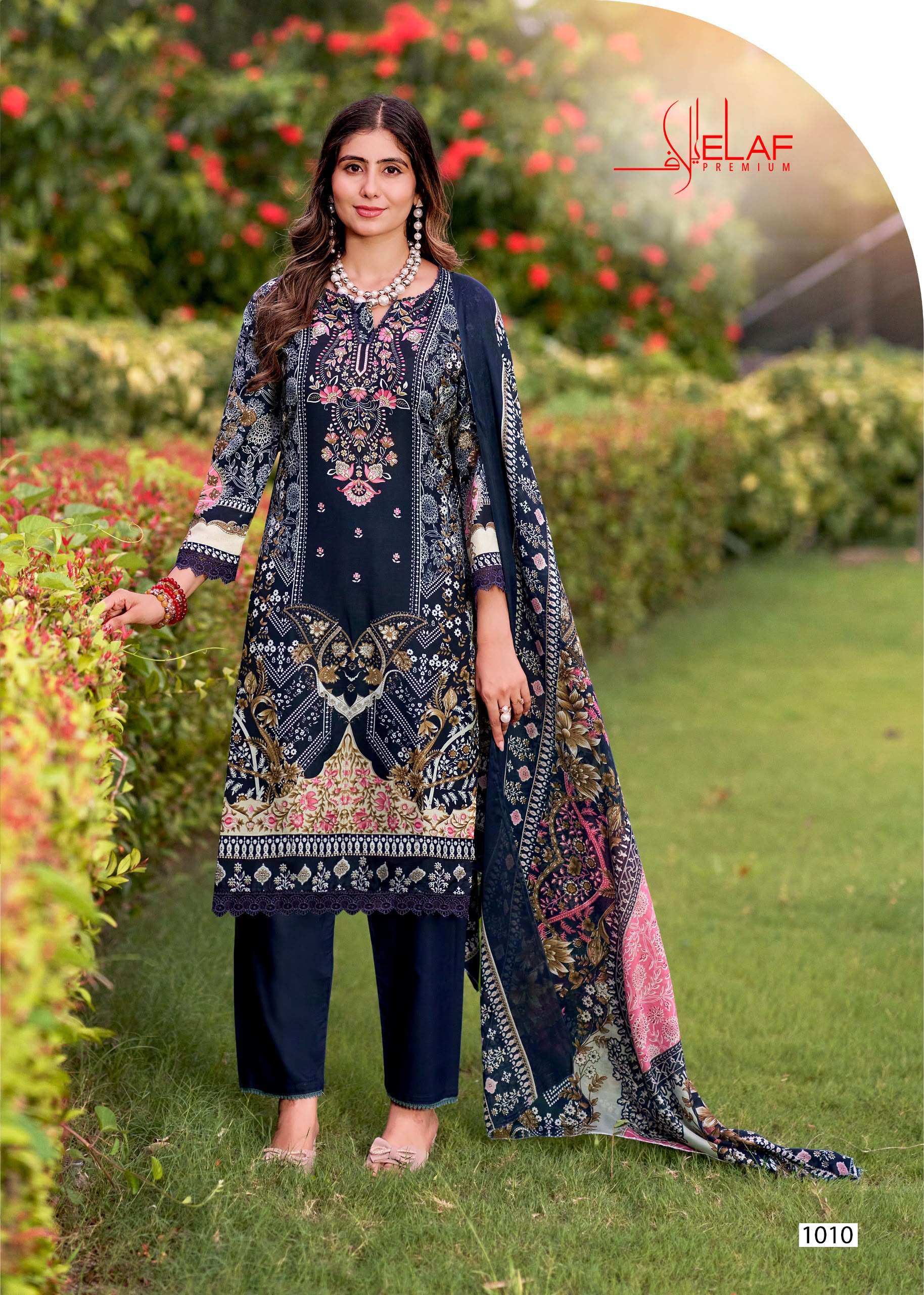 FALAK INTERNATIONAL ELAF PREMIUM VOL 1 COTTON DIGITAL PRINTS SALWAR SUIT