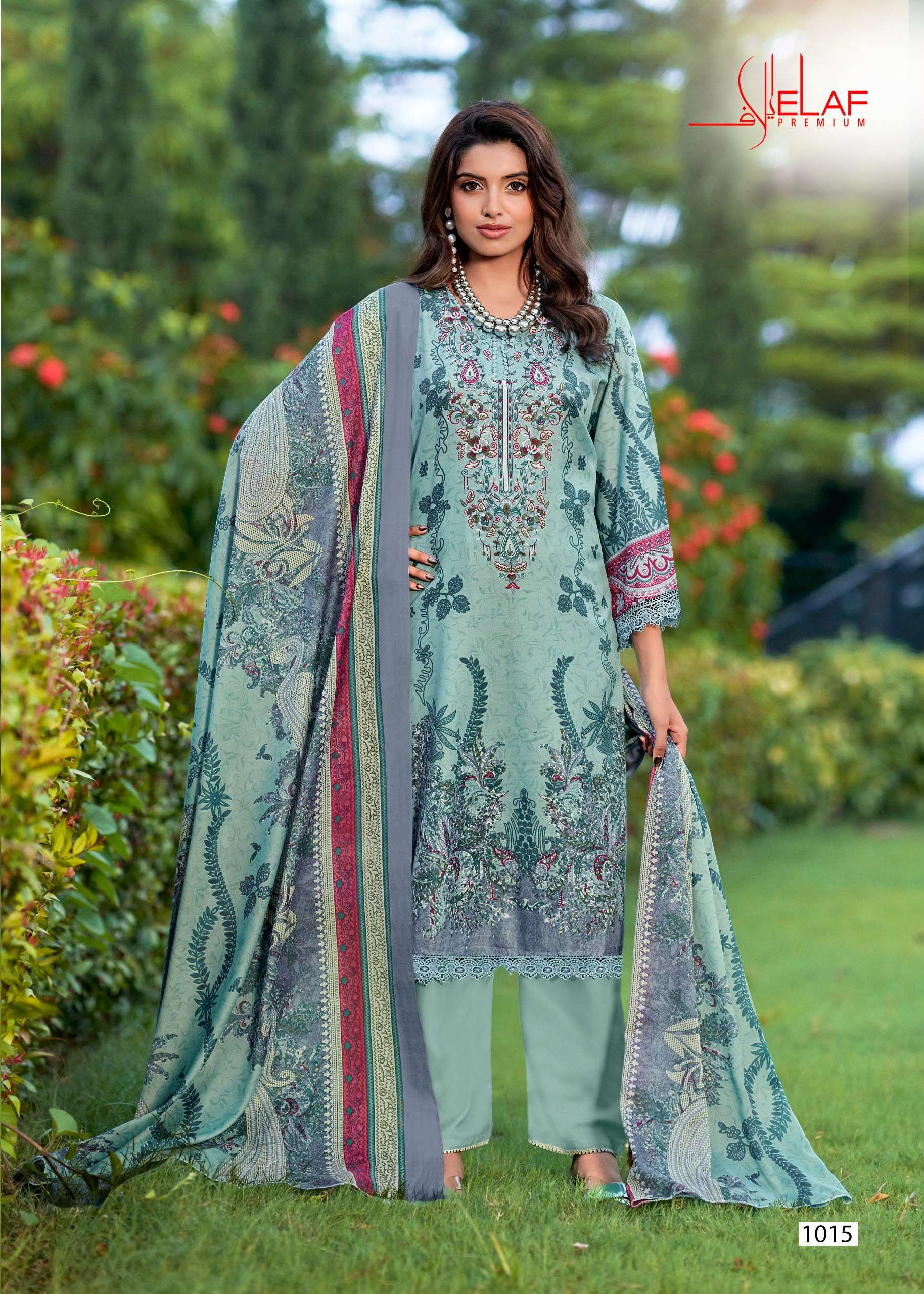 FALAK INTERNATIONAL ELAF PREMIUM VOL 1 COTTON DIGITAL PRINTS SALWAR SUIT