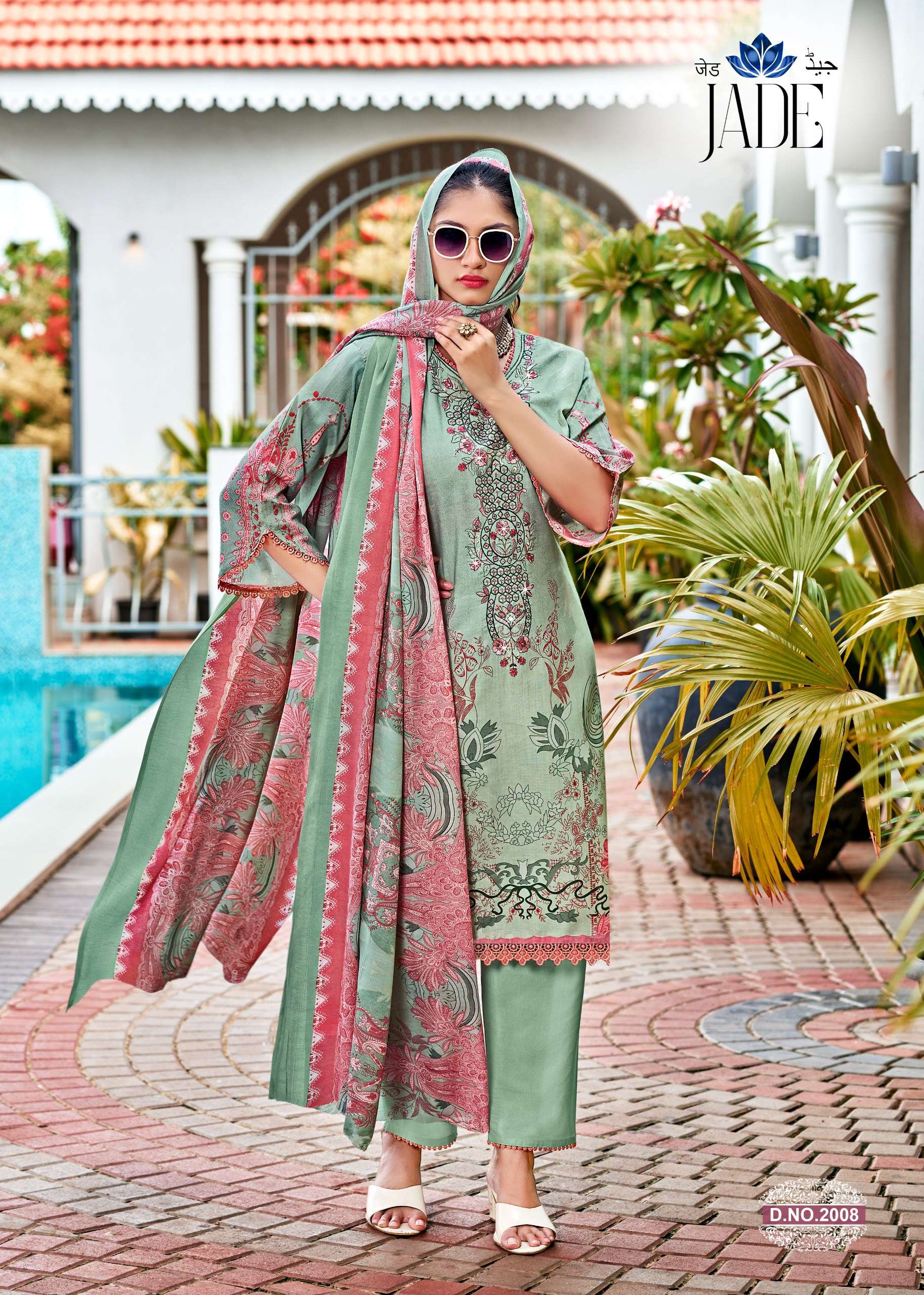 FALAK INTERNATIONAL GANESHA JADE VOL 2 COTTON DIGITAL PRINTS SALWAR SUIT
