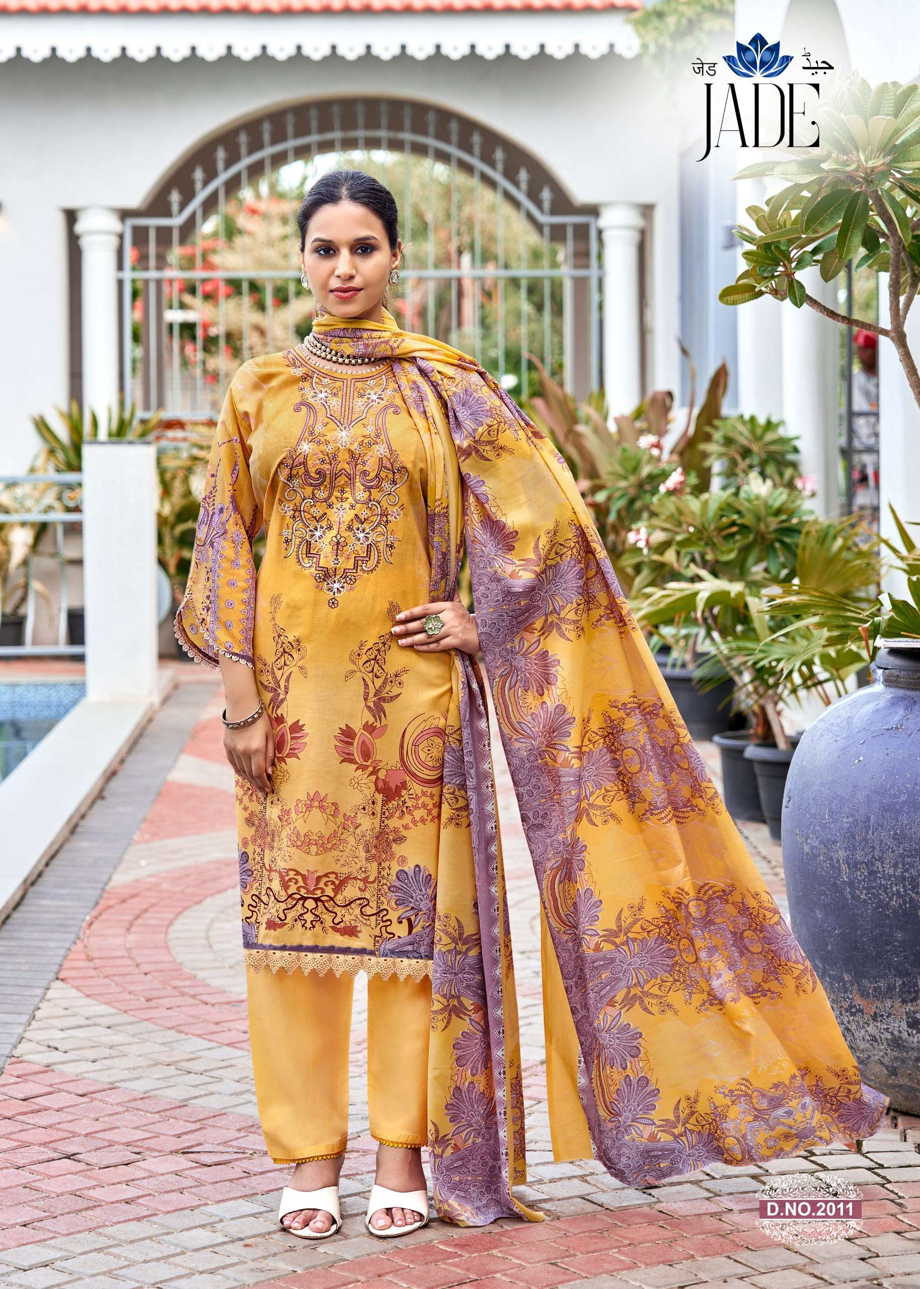 FALAK INTERNATIONAL GANESHA JADE VOL 2 COTTON DIGITAL PRINTS SALWAR SUIT