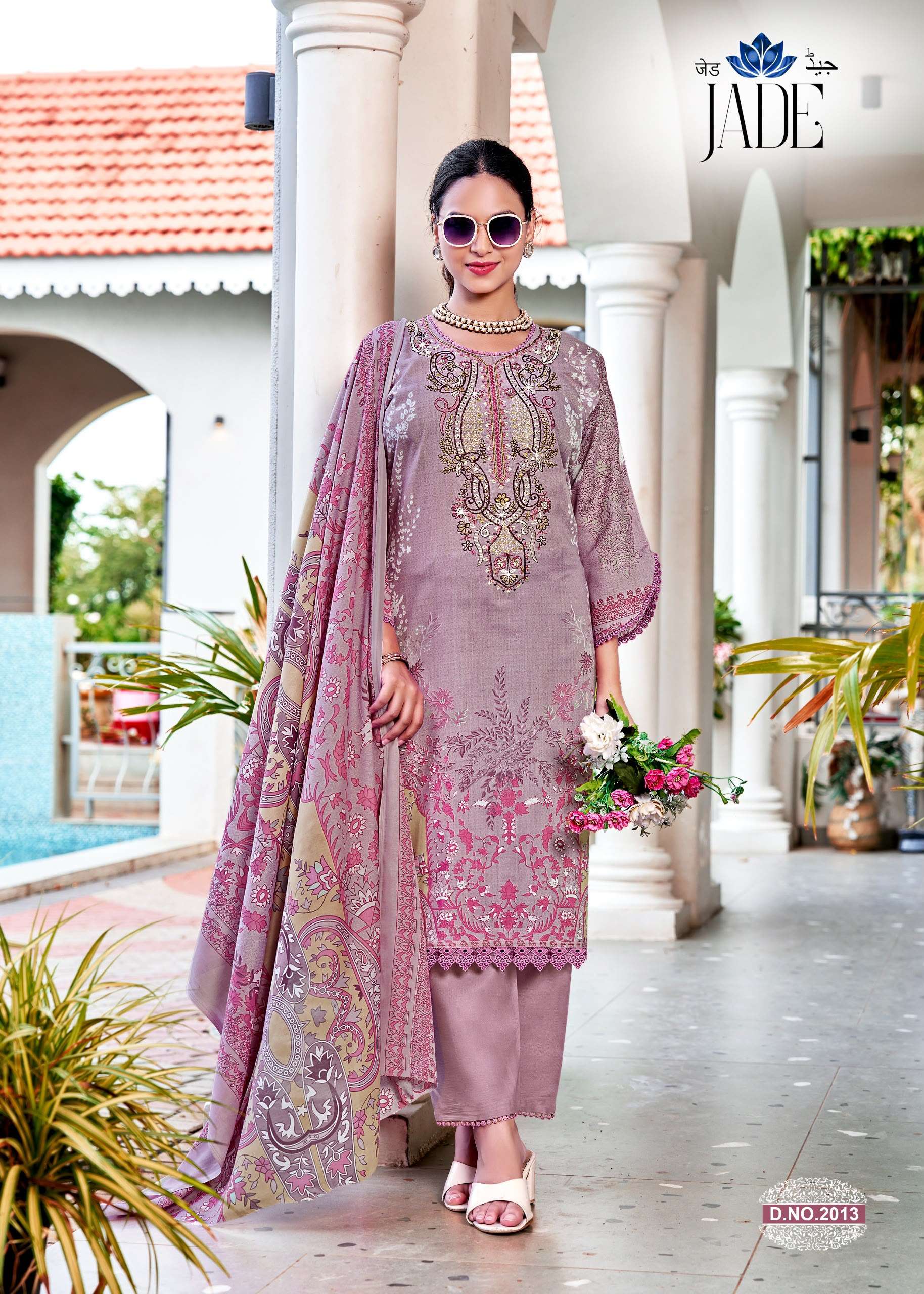 FALAK INTERNATIONAL GANESHA JADE VOL 2 COTTON DIGITAL PRINTS SALWAR SUIT