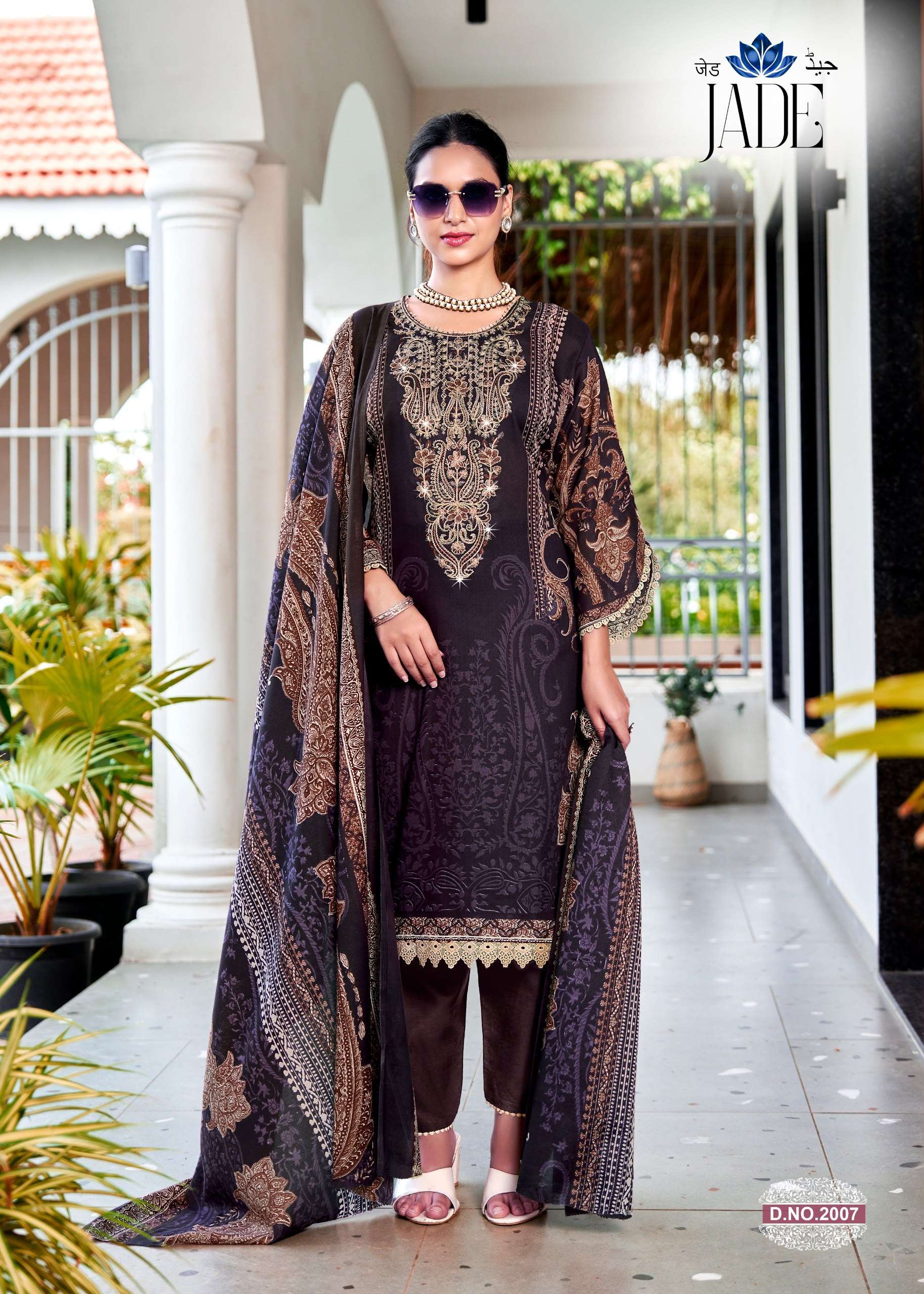 FALAK INTERNATIONAL GANESHA JADE VOL 2 COTTON DIGITAL PRINTS SALWAR SUIT