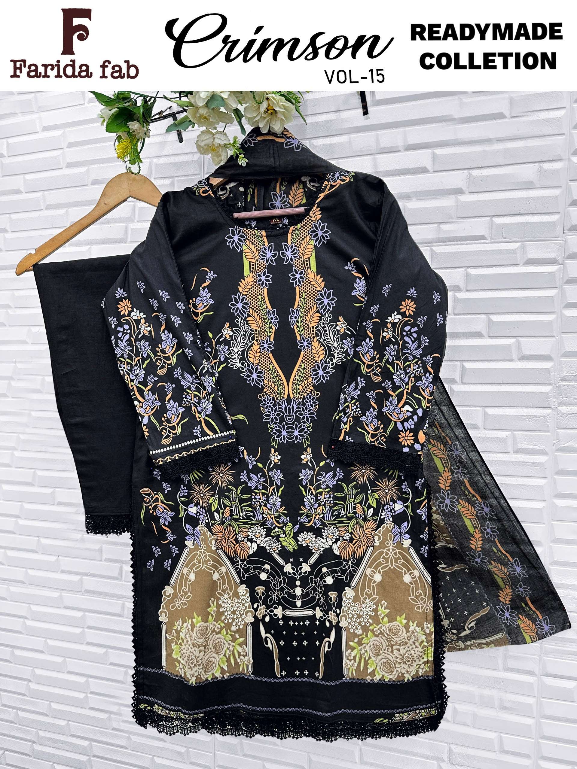 FARIDA FAB CRIMSON VOL 15 READY MADE COLLECTION 