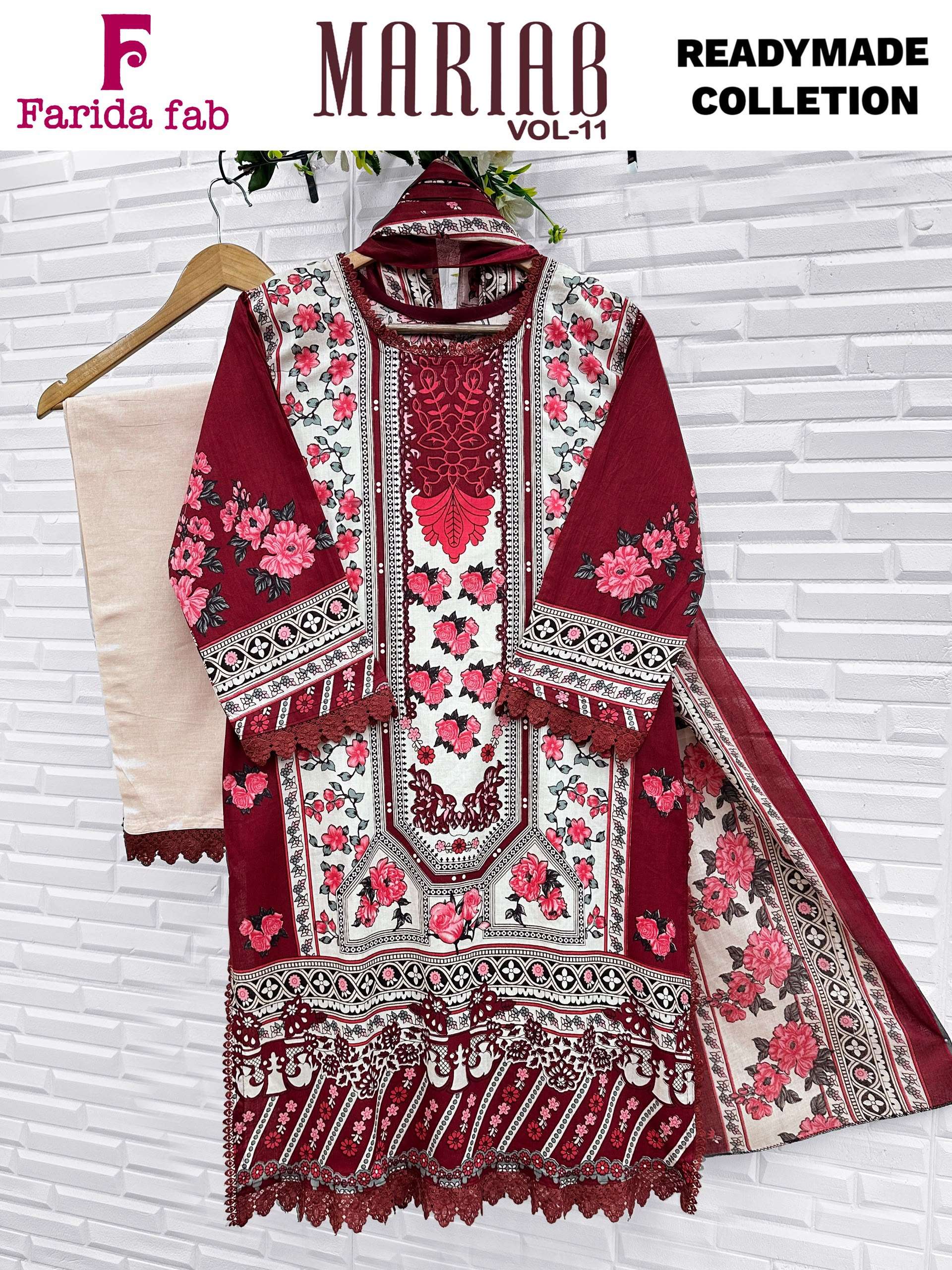 FARIDA FAB MARIA B VOL 11 READY MADE COLLECTION 