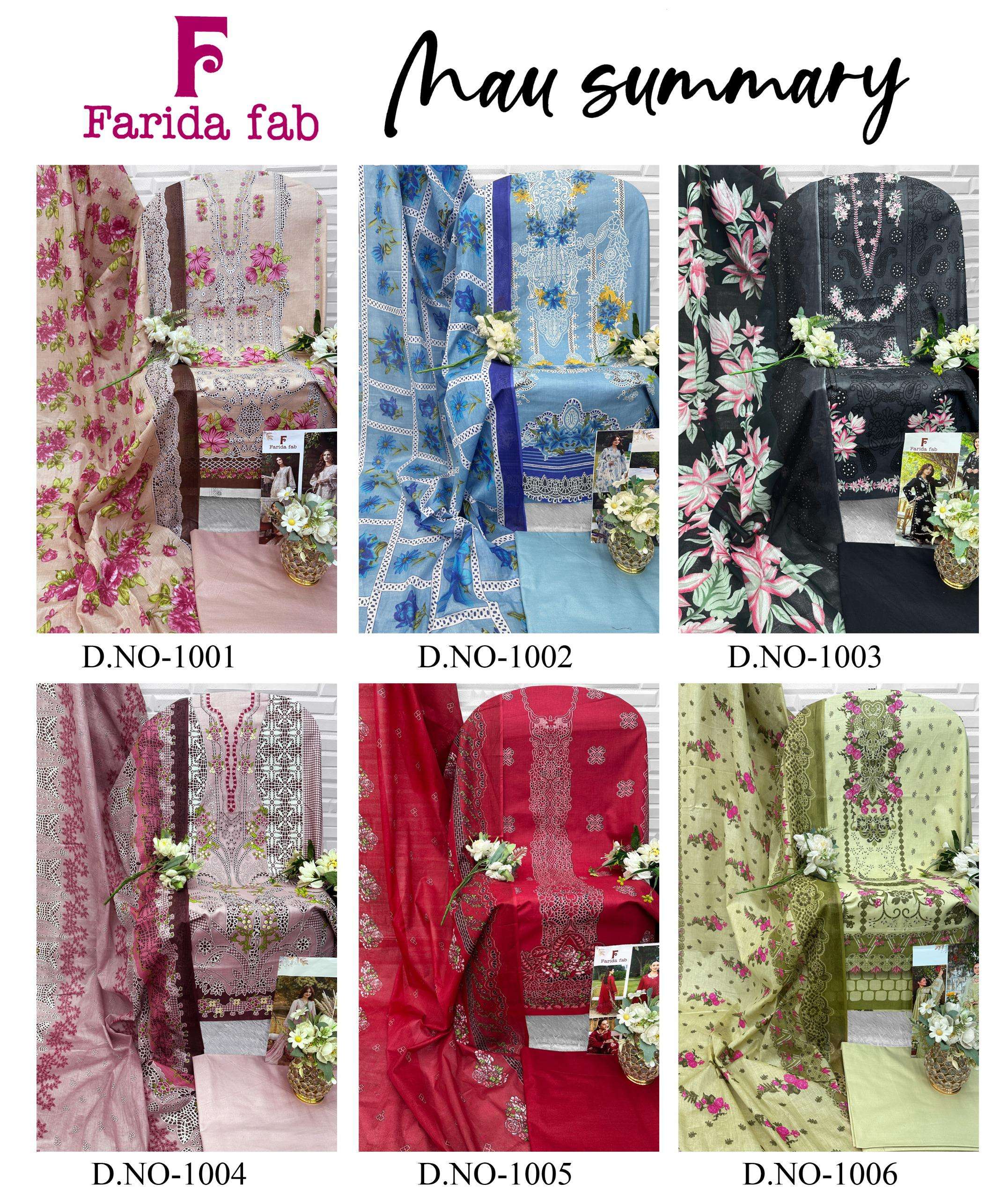 FARIDA FAB MAU SUMMARY COTTON DIGITAL PRINT SALWAR SUIT