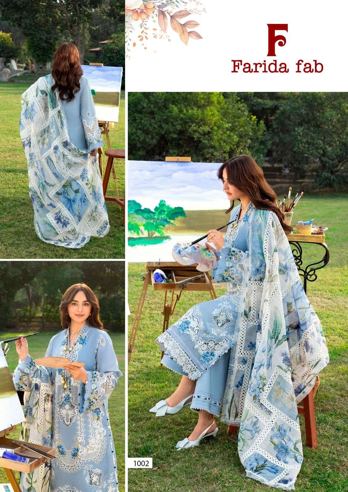 FARIDA FAB MAU SUMMARY COTTON DIGITAL PRINT SALWAR SUIT