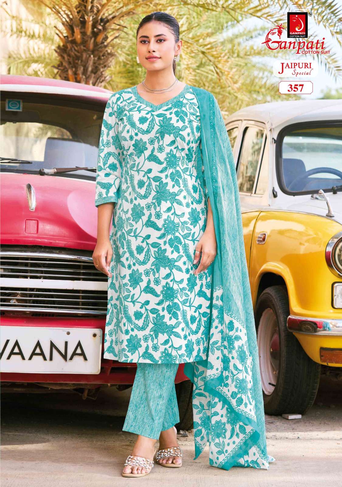 GANPATI JAIPURI VOL 18 COTTON PRINTED READY MADE SUIT