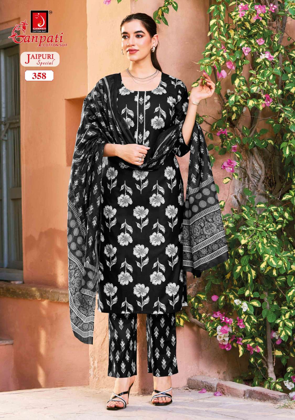 GANPATI JAIPURI VOL 18 COTTON PRINTED READY MADE SUIT