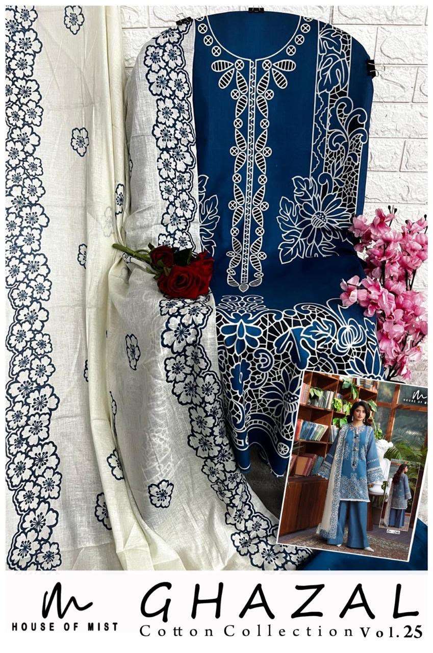 HOUSE OF MIST GHAZAL COTTON COLLECTION VOL 25 COTTON DIGITAL PRINT SALWAR SUIT