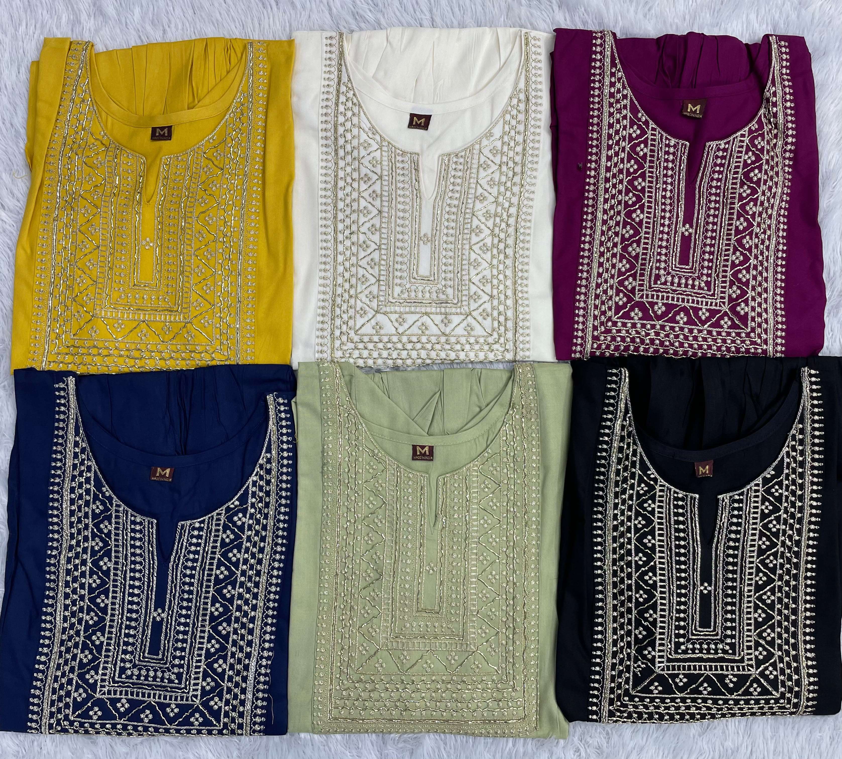 INLI ADAA 2.0 RAYON FANCY WORKS LADIES WESTERN WEAR TOP