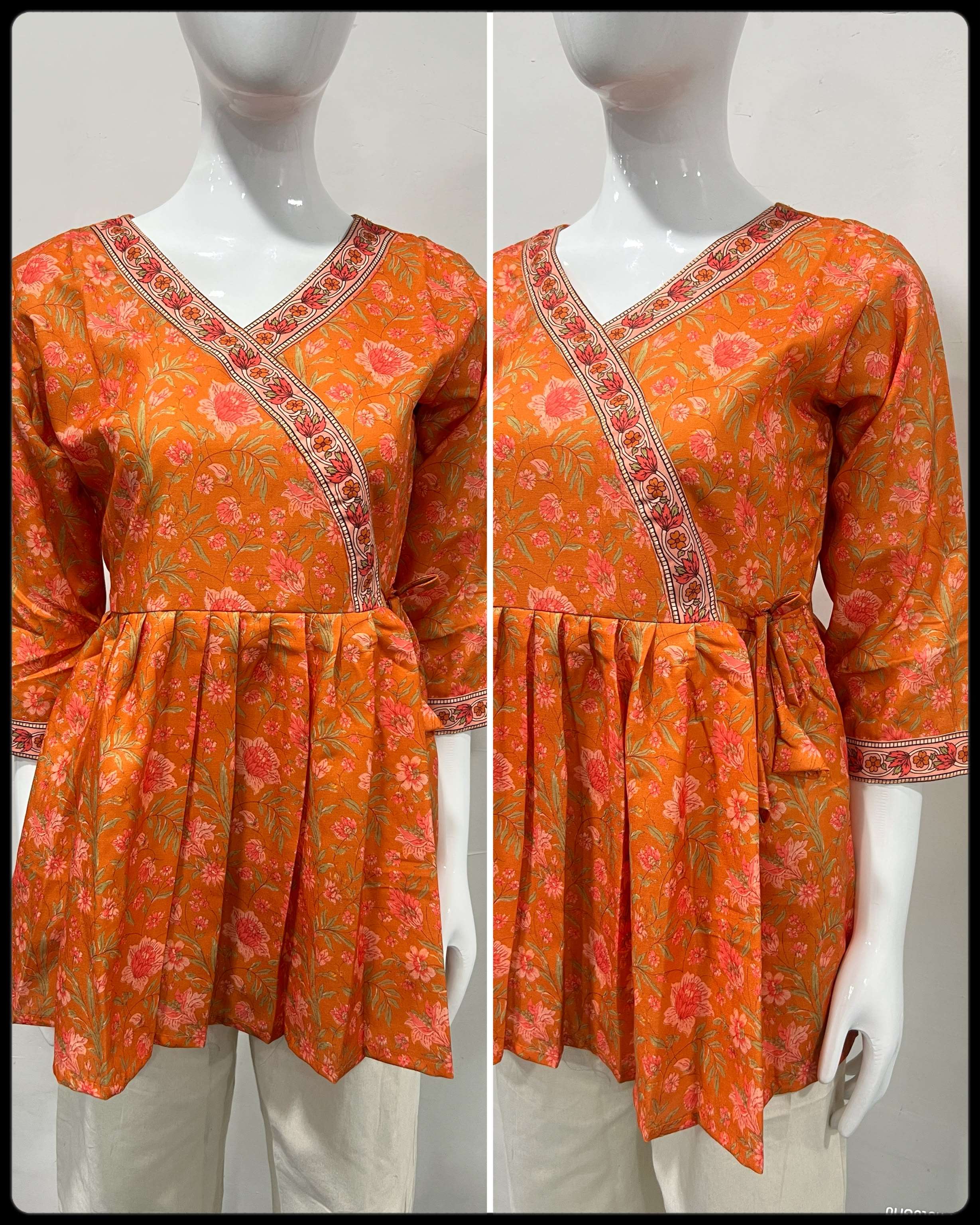 INLI PEPLUM TOP COLLECTION VOL 2 COTTON PRINTED FANCY WEAR LADIES TOP