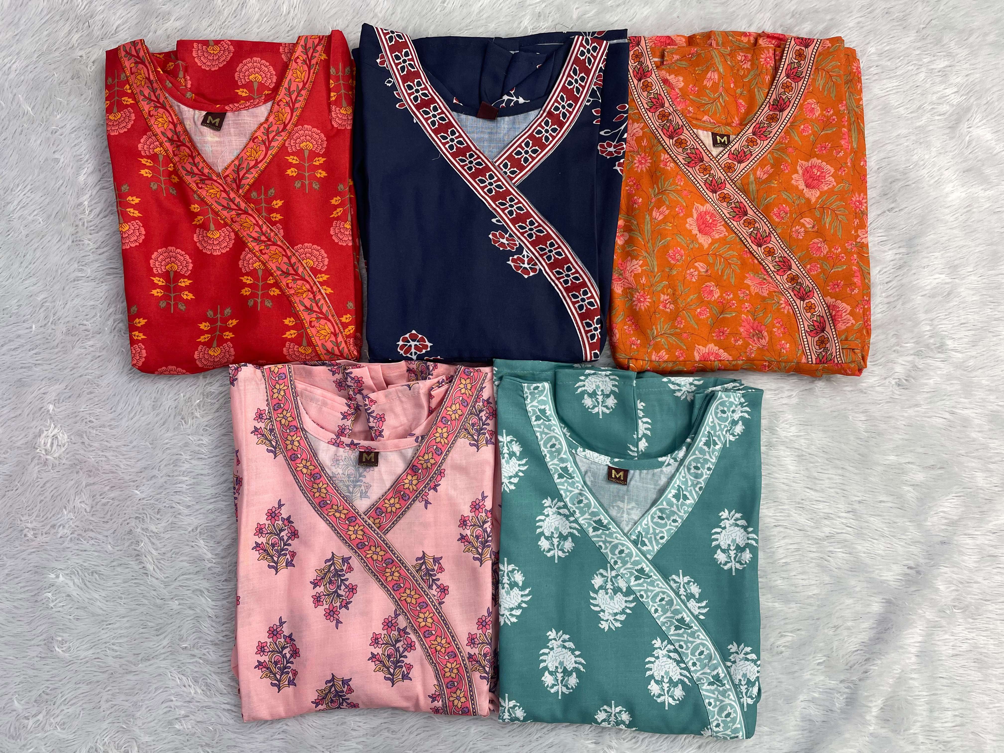 INLI PEPLUM TOP COLLECTION VOL 2 COTTON PRINTED FANCY WEAR LADIES TOP