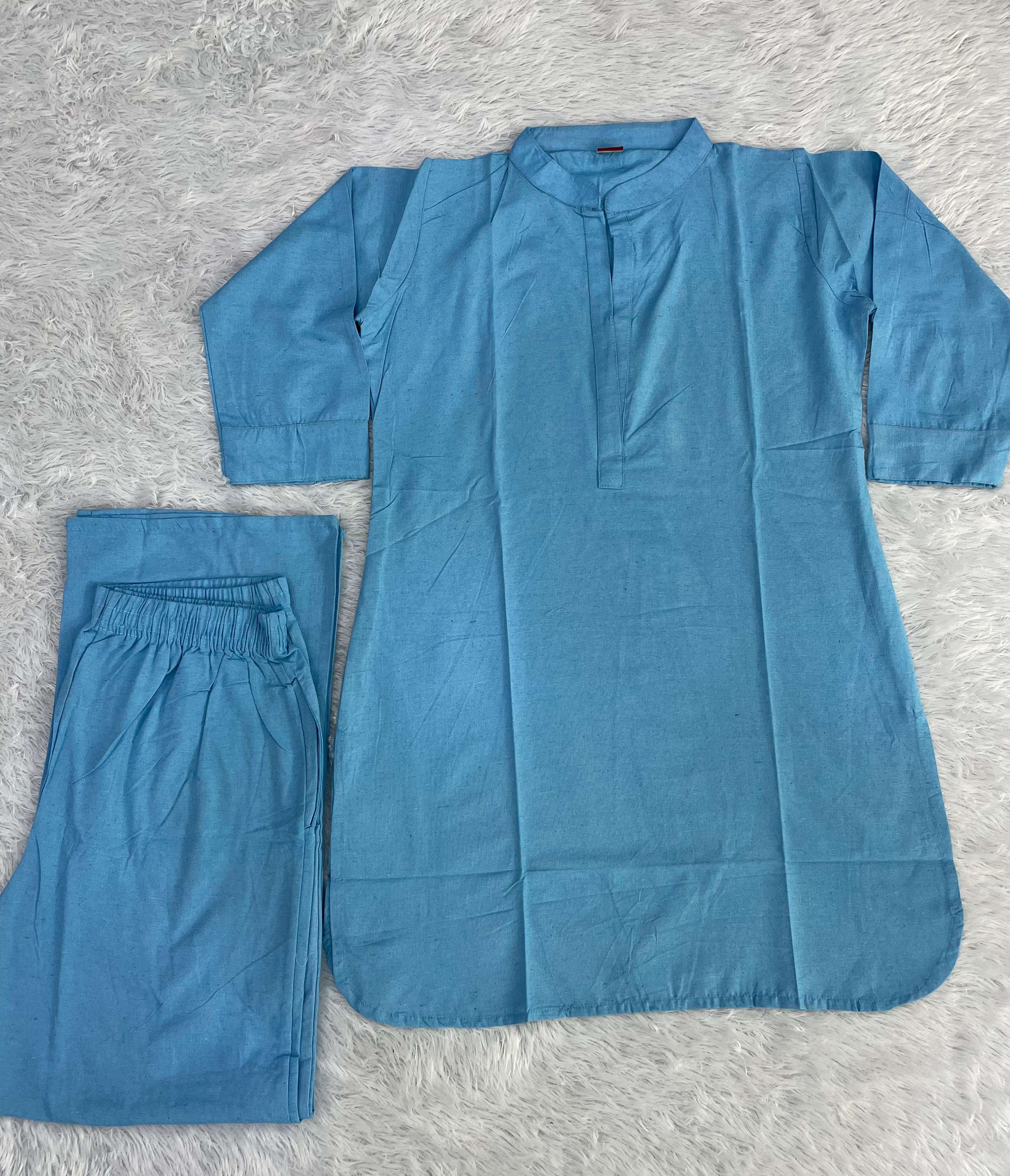 INLI TRENDY CO-ORD SET COTTON FANCY WEAR LADIES KURTI WITH BOTTOM PAIR 