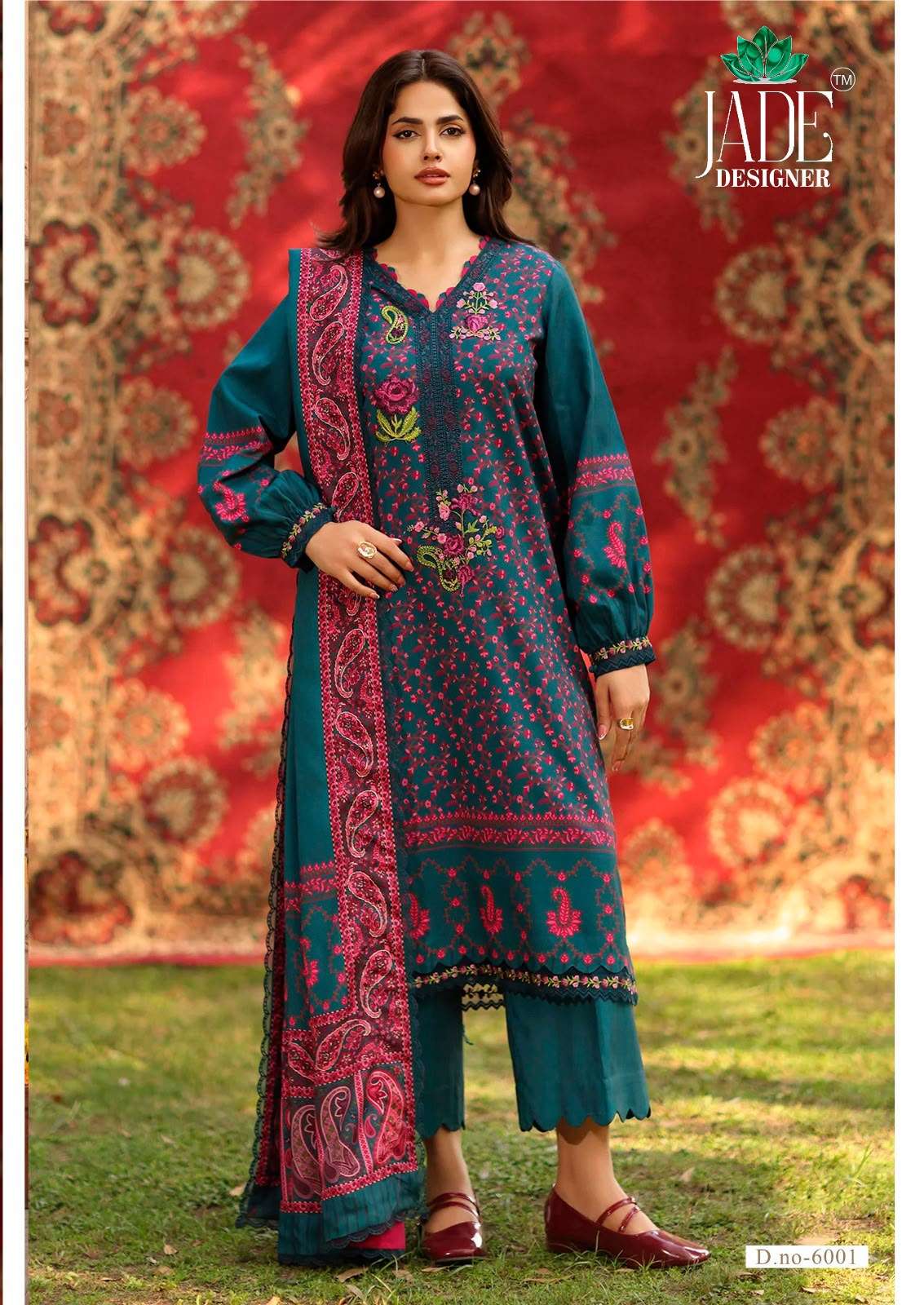 JADE AYESHA ZARA VOL 6 LAWN COTTON DIGITAL PRINT SALWAR SUIT