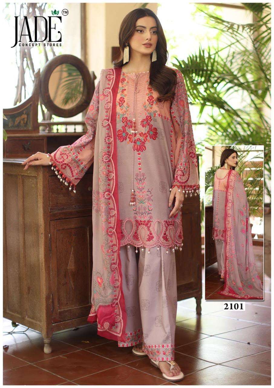 JADE BIN SAEED HEAVY COTTON LUXURY COLLECTION VOL 21 COTTON DIGITAL PRINT SALWAR SUIT