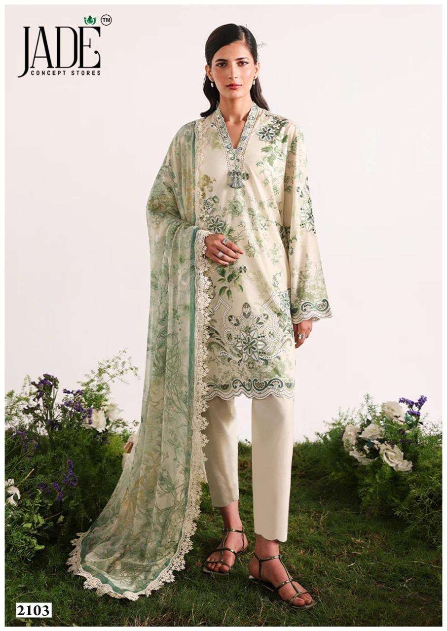 JADE BIN SAEED HEAVY COTTON LUXURY COLLECTION VOL 21 COTTON DIGITAL PRINT SALWAR SUIT