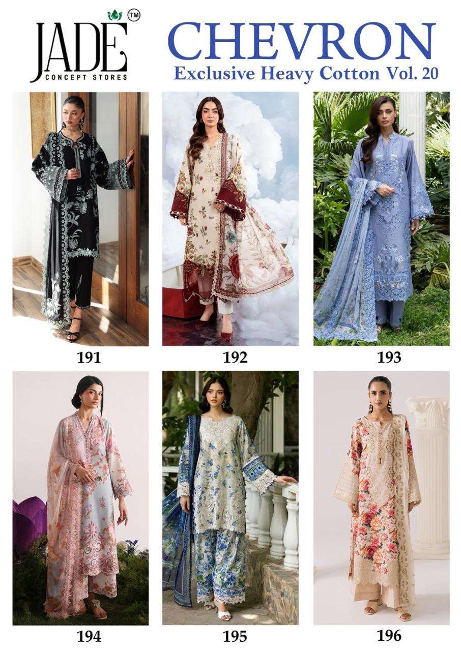 JADE CHEVRON EXCLUSIVE HEAVY COTTON VOL 20 COTTON DIGITAL PRINTS SALWAR SUIT