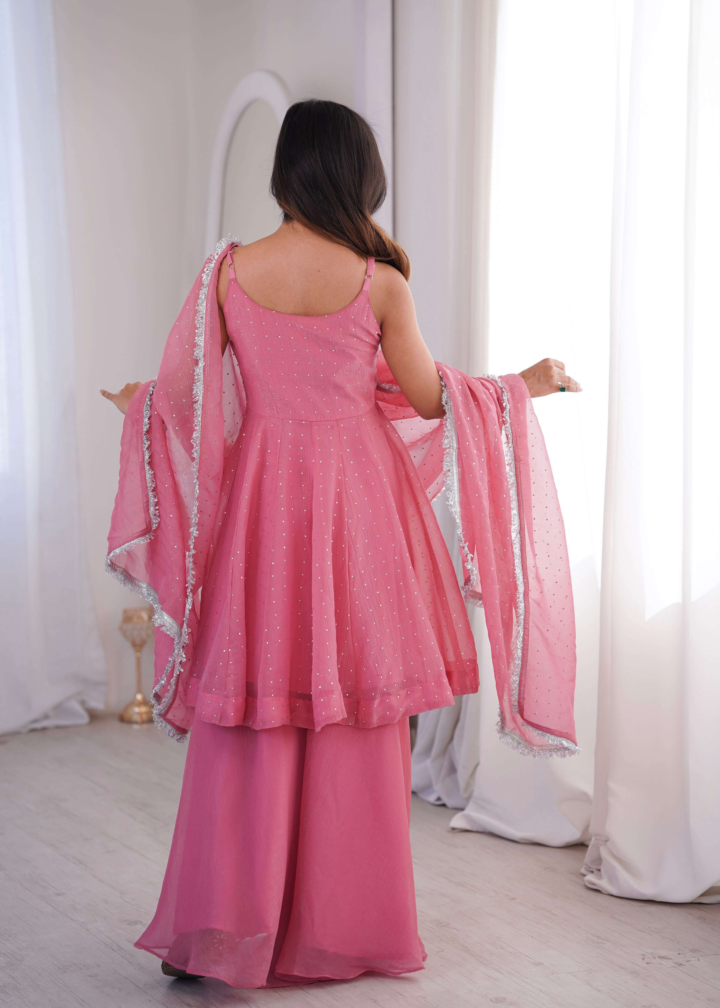 JF 046 SILK DESIGNER WORK PARTY LOOKS PARTY WEAR LADIES SUIT