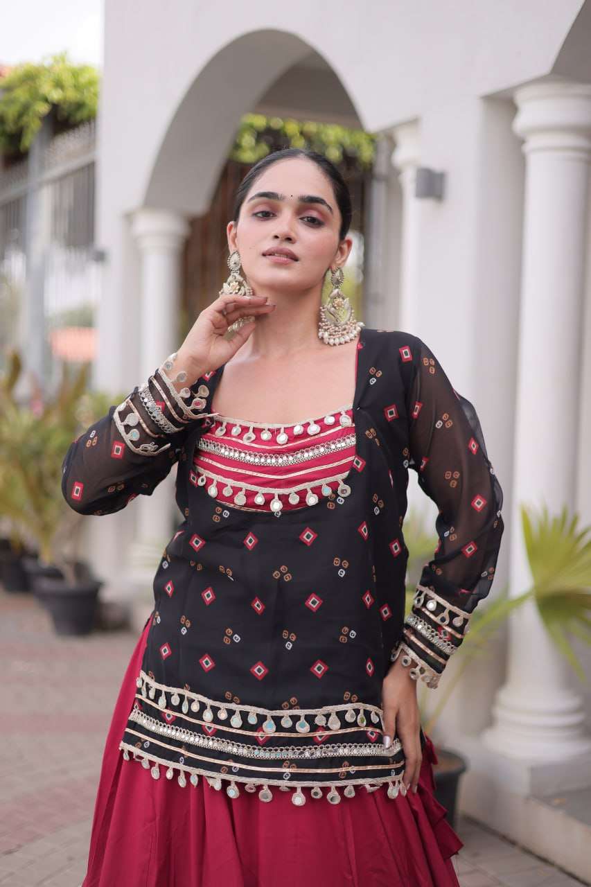 KA 5076 DESIGNER NAVRATRI WEAR LEHENGA CHOLI COLLECTIONS
