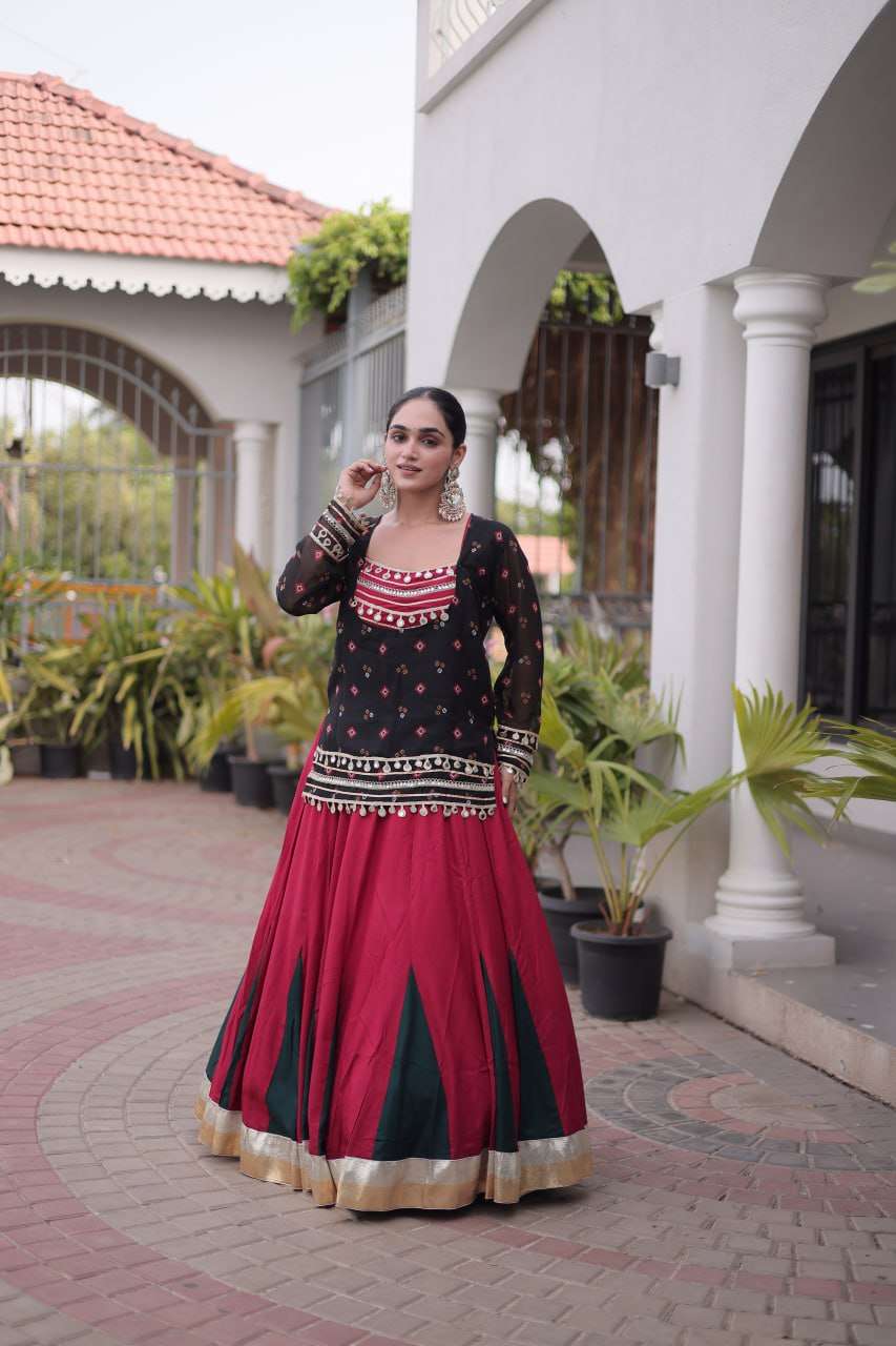 KA 5076 DESIGNER NAVRATRI WEAR LEHENGA CHOLI COLLECTIONS