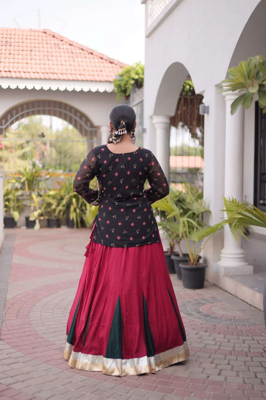 KA 5076 DESIGNER NAVRATRI WEAR LEHENGA CHOLI COLLECTIONS