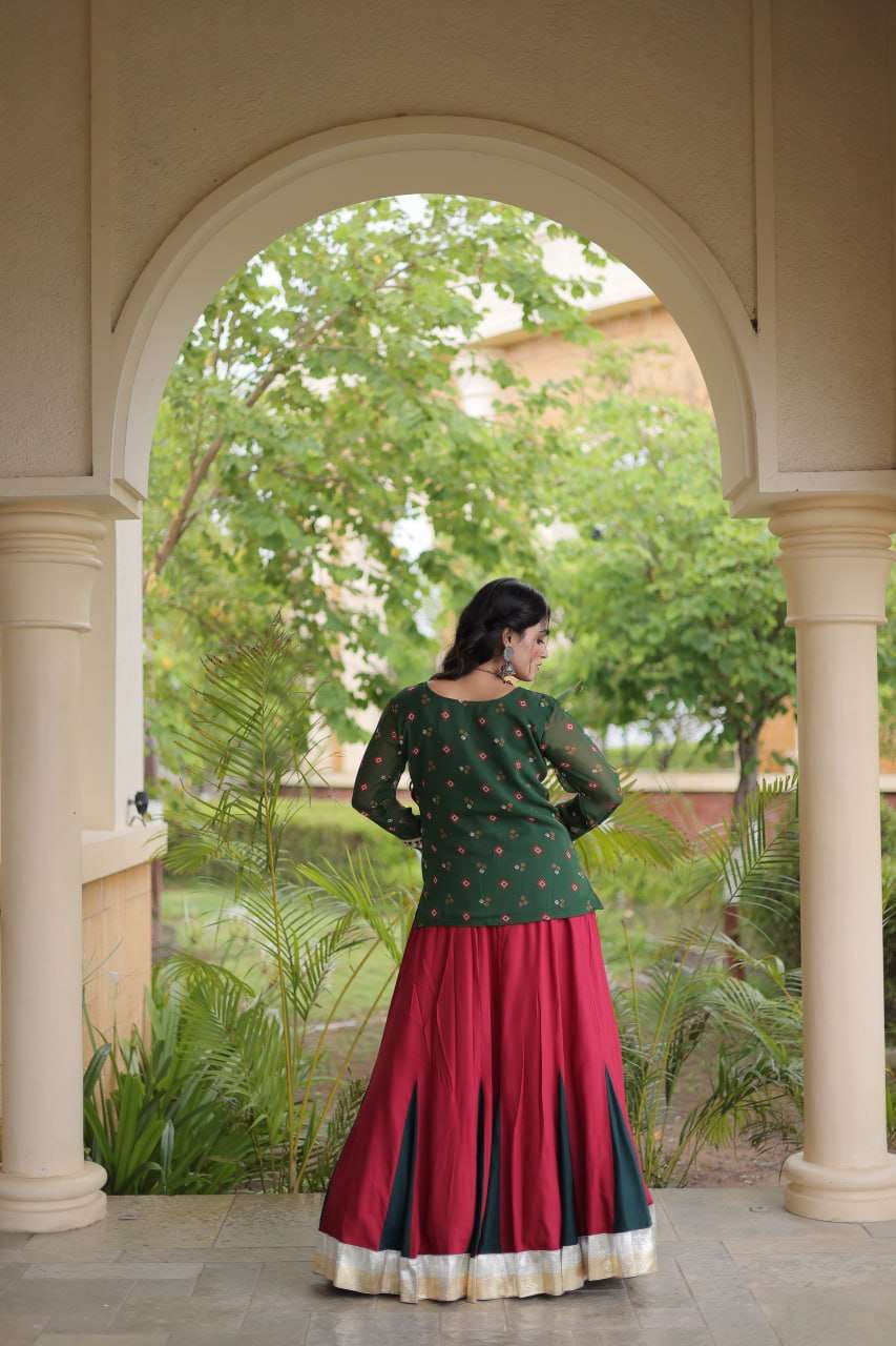 KA 5076 DESIGNER NAVRATRI WEAR LEHENGA CHOLI COLLECTIONS