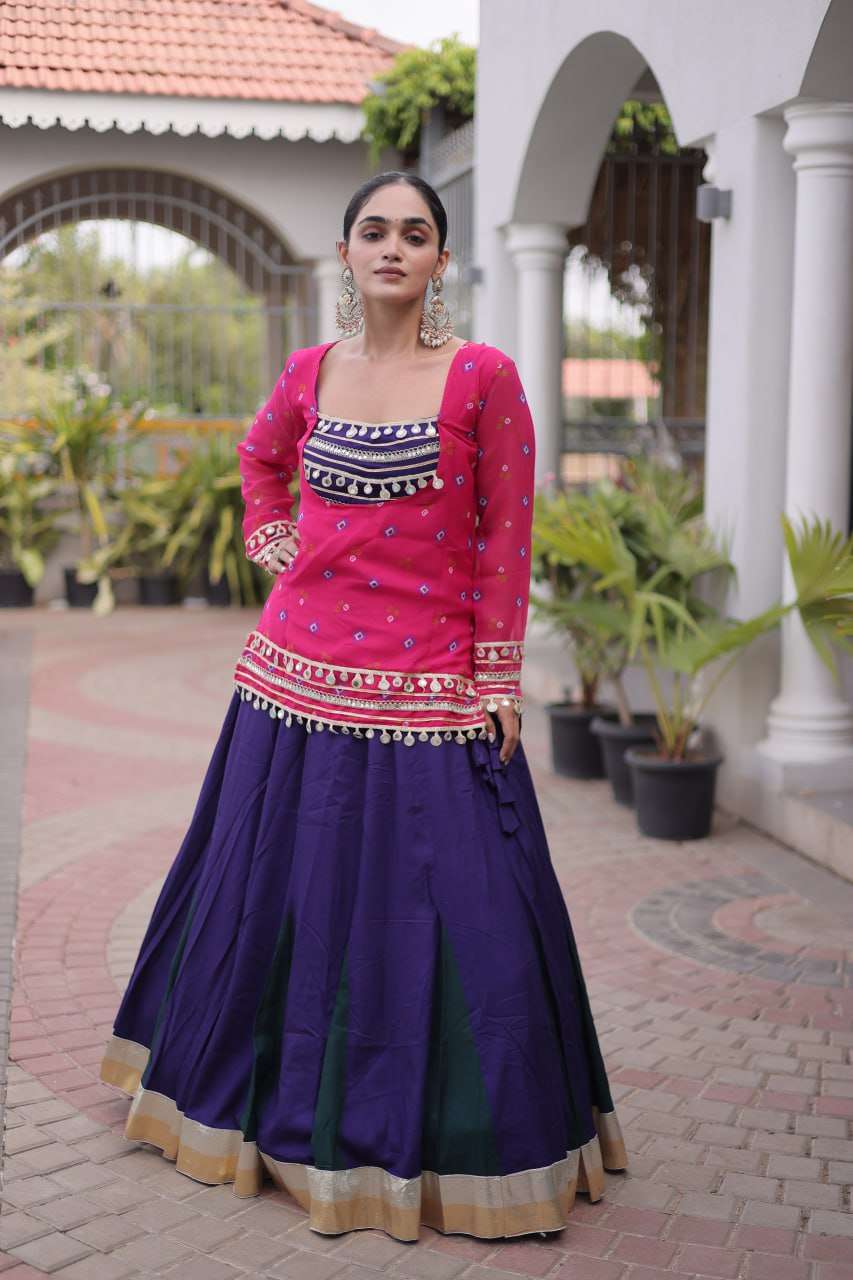 KA 5076 DESIGNER NAVRATRI WEAR LEHENGA CHOLI COLLECTIONS