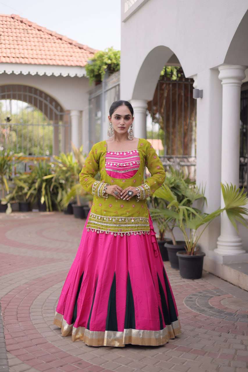 KA 5076 DESIGNER NAVRATRI WEAR LEHENGA CHOLI COLLECTIONS
