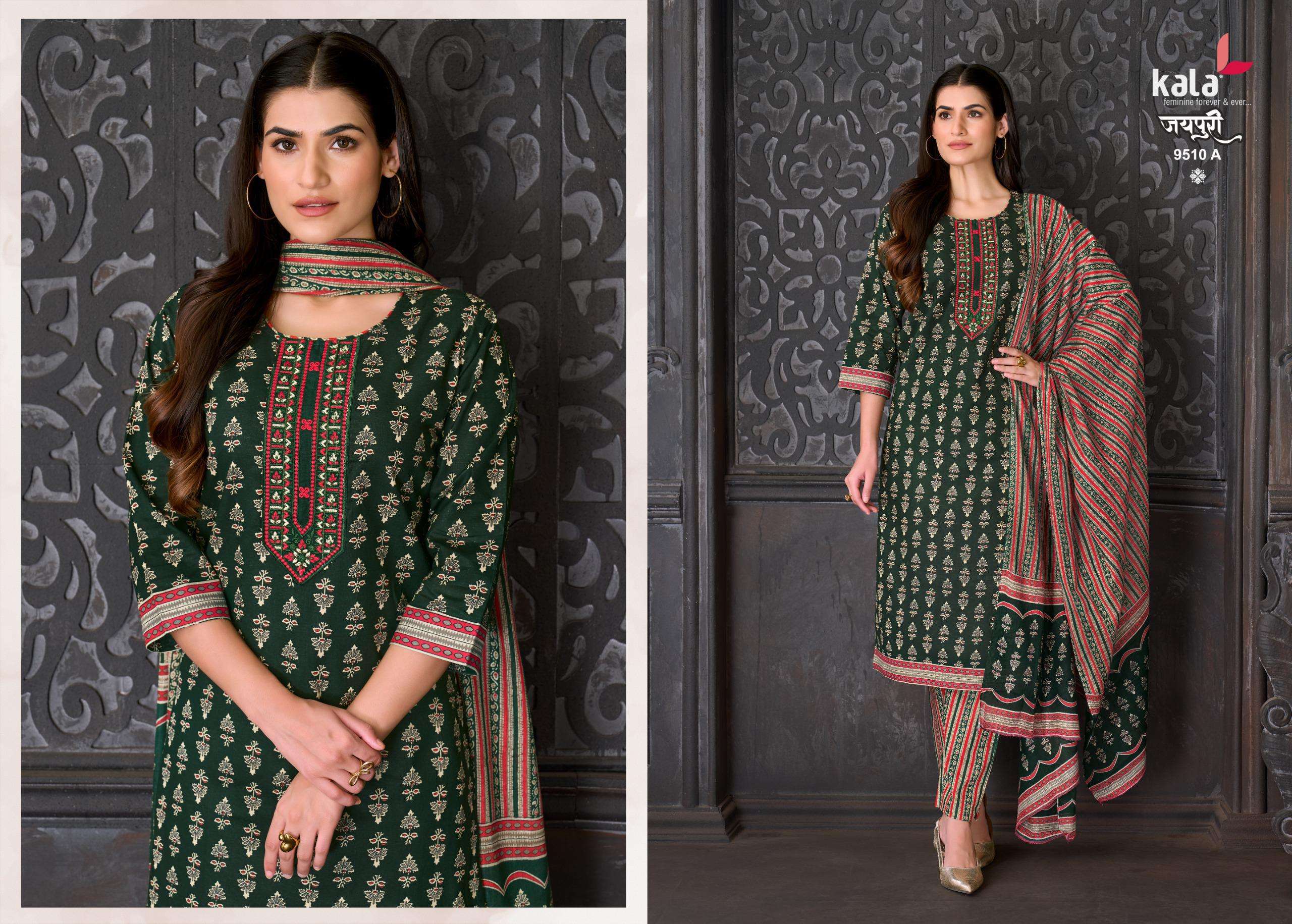 KALA FASHION JAIPURI VOL 10 READY MADE COLLECTION 