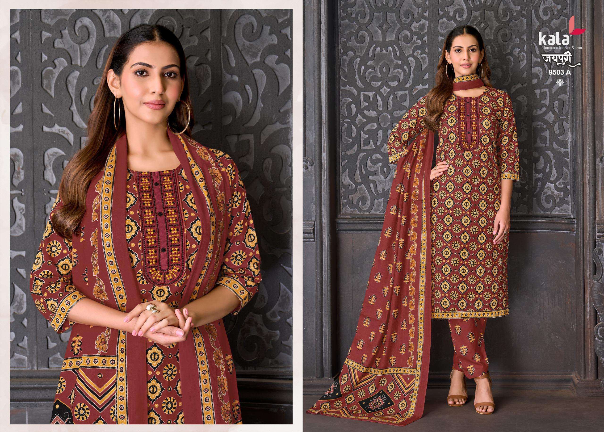 KALA FASHION JAIPURI VOL 10 READY MADE COLLECTION 