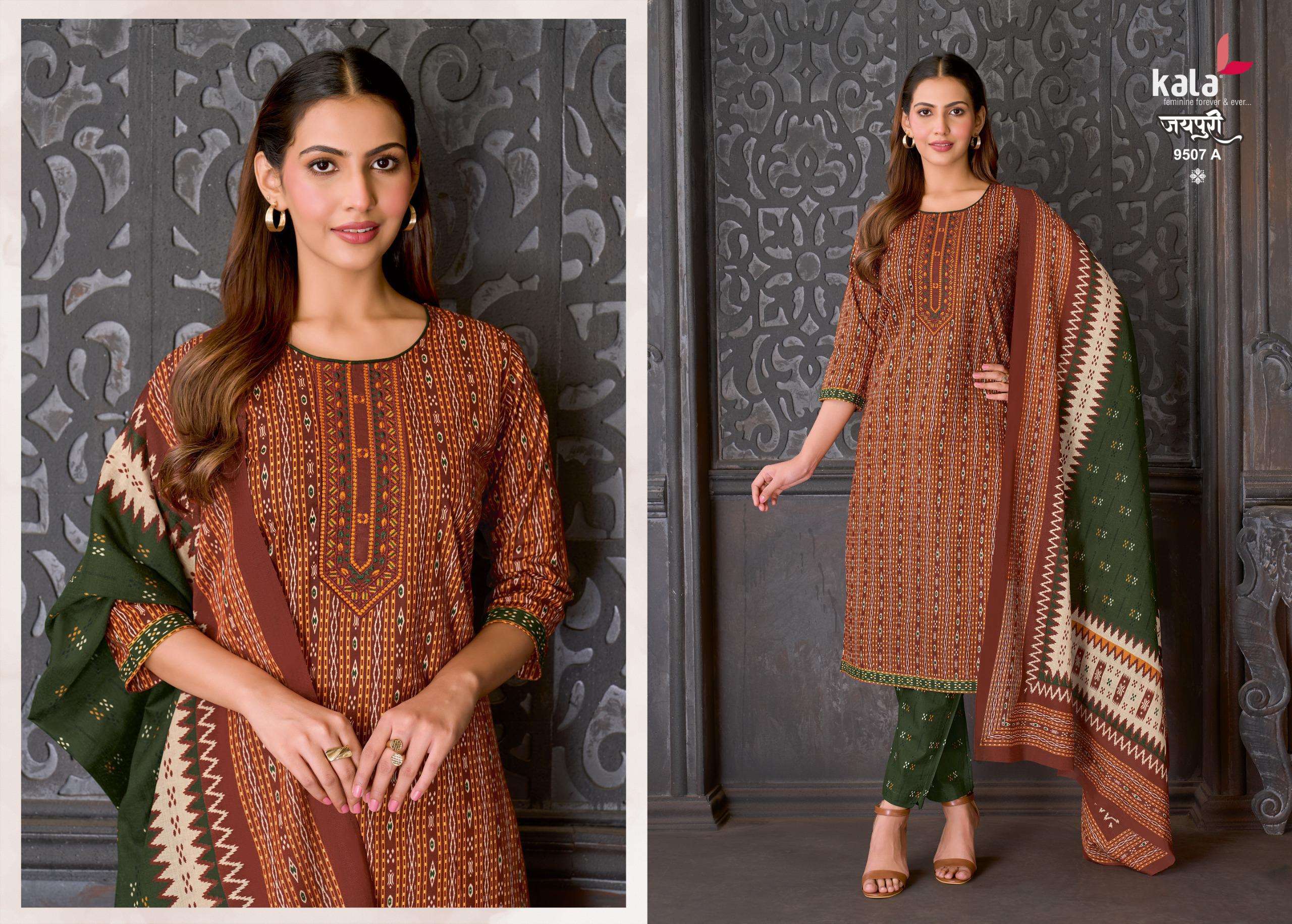 KALA FASHION JAIPURI VOL 10 READY MADE COLLECTION 