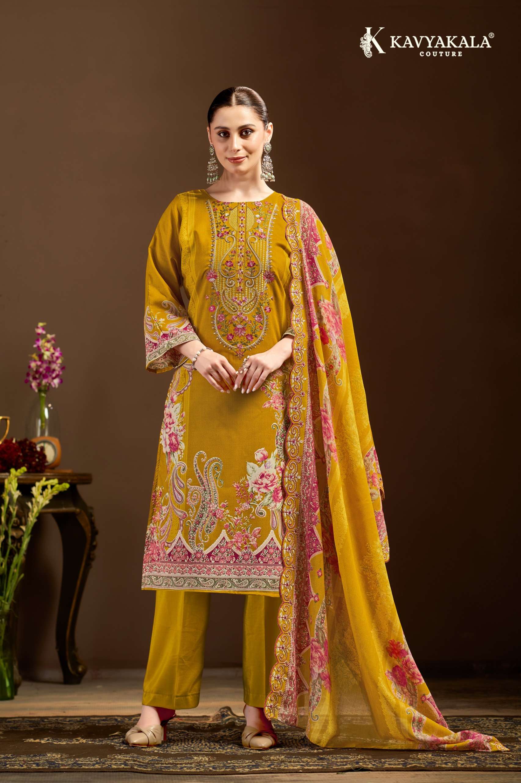KAVYA KALA COUTURE MANNAT KARACHI COTTON DIGITAL PRINTS SALWAR SUIT