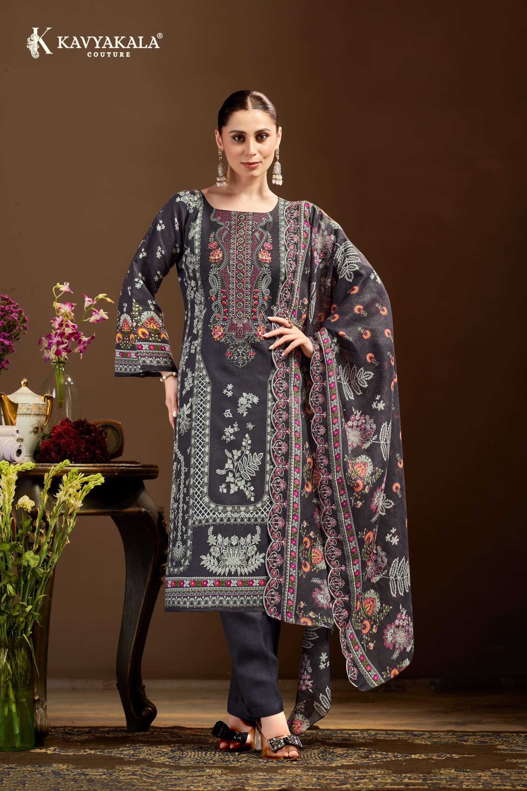 KAVYA KALA COUTURE MANNAT KARACHI COTTON DIGITAL PRINTS SALWAR SUIT