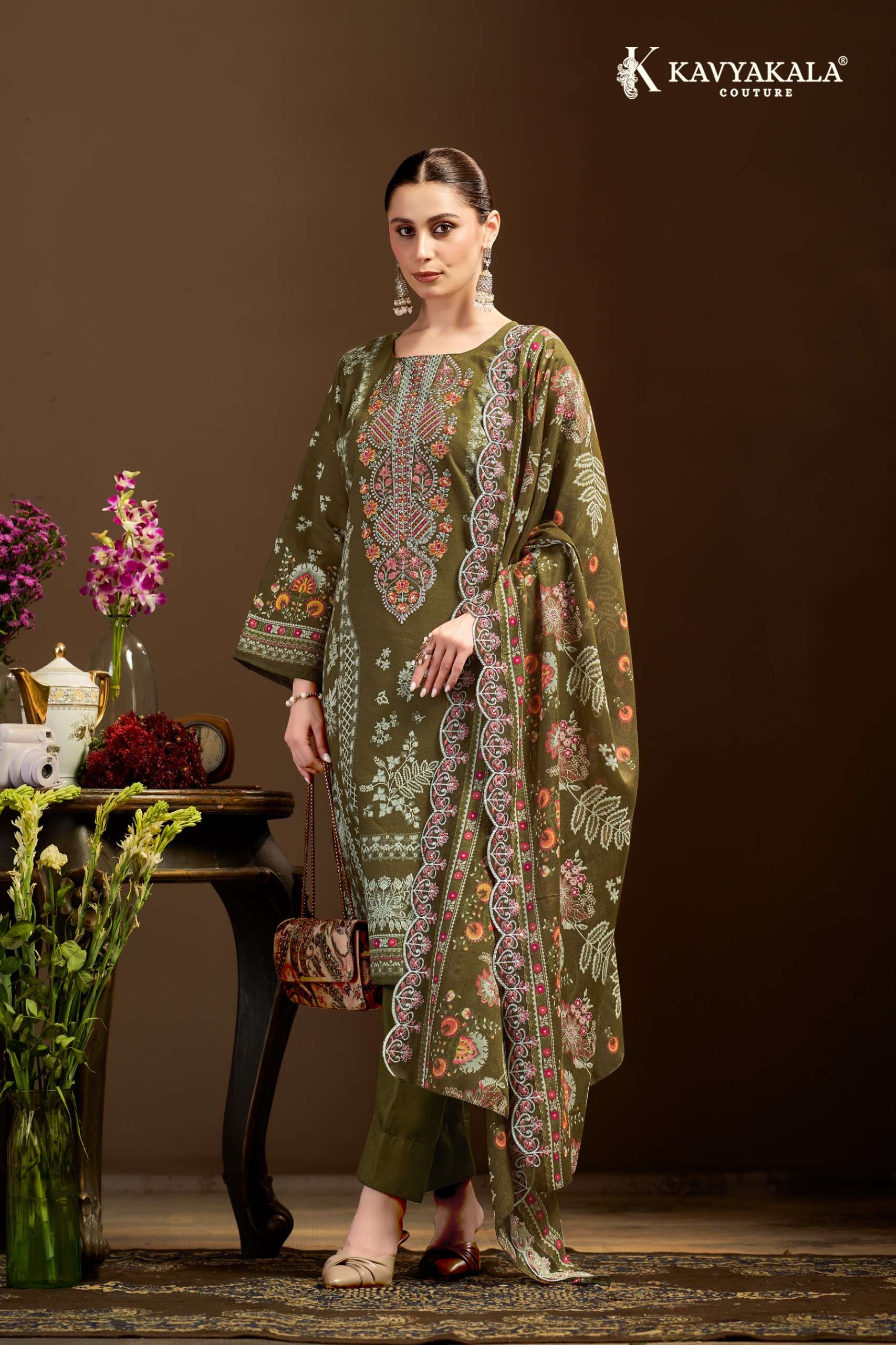 KAVYA KALA COUTURE MANNAT KARACHI COTTON DIGITAL PRINTS SALWAR SUIT
