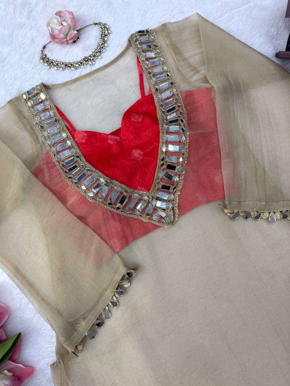 KD 1642 SILK DESIGNER ETHNIC WEAR FESTIVE WEAR DRESS