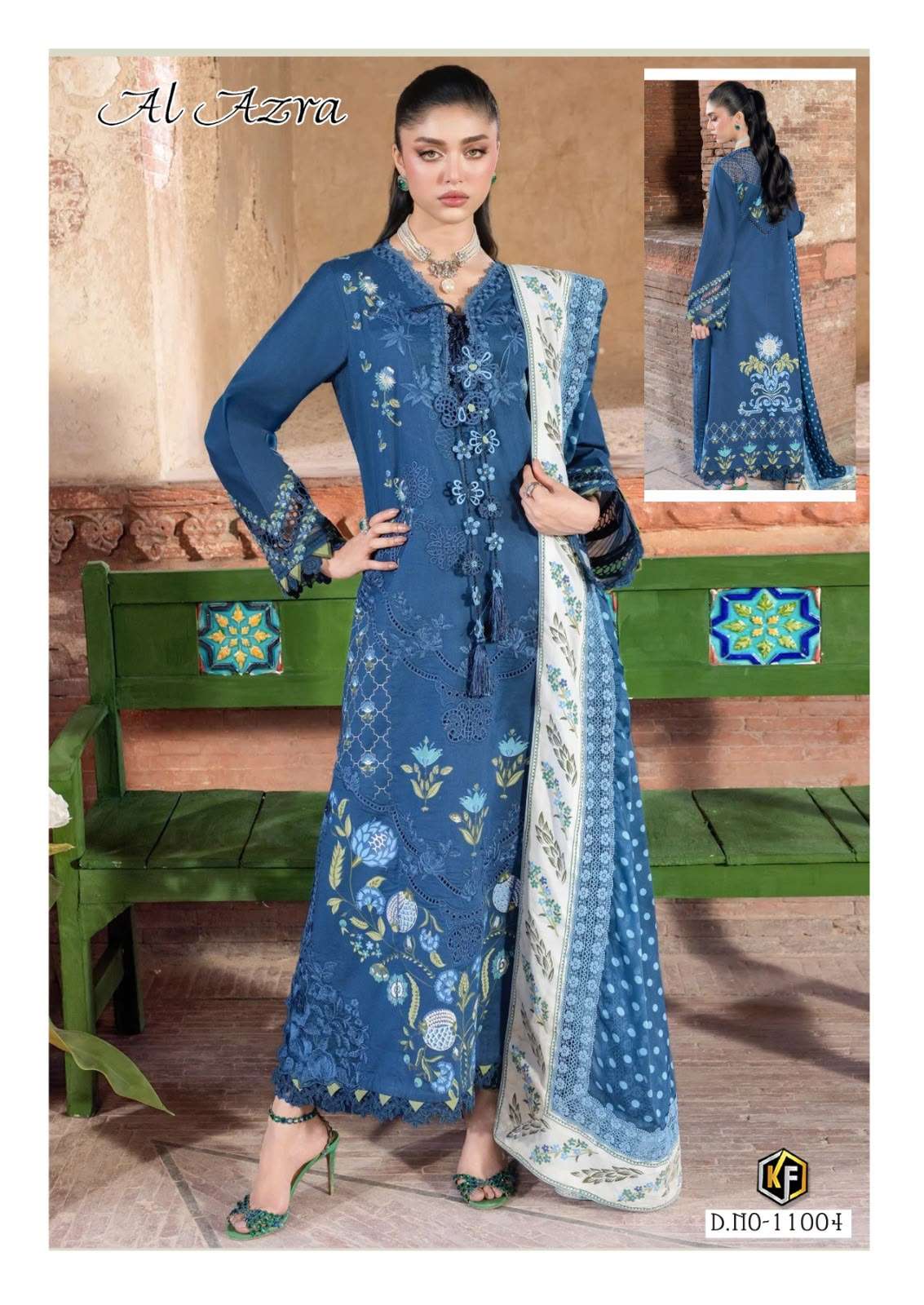 KEVAL FAB AL AZARA VOL 11 COTTON DIGITAL PRINT SALWAR SUIT