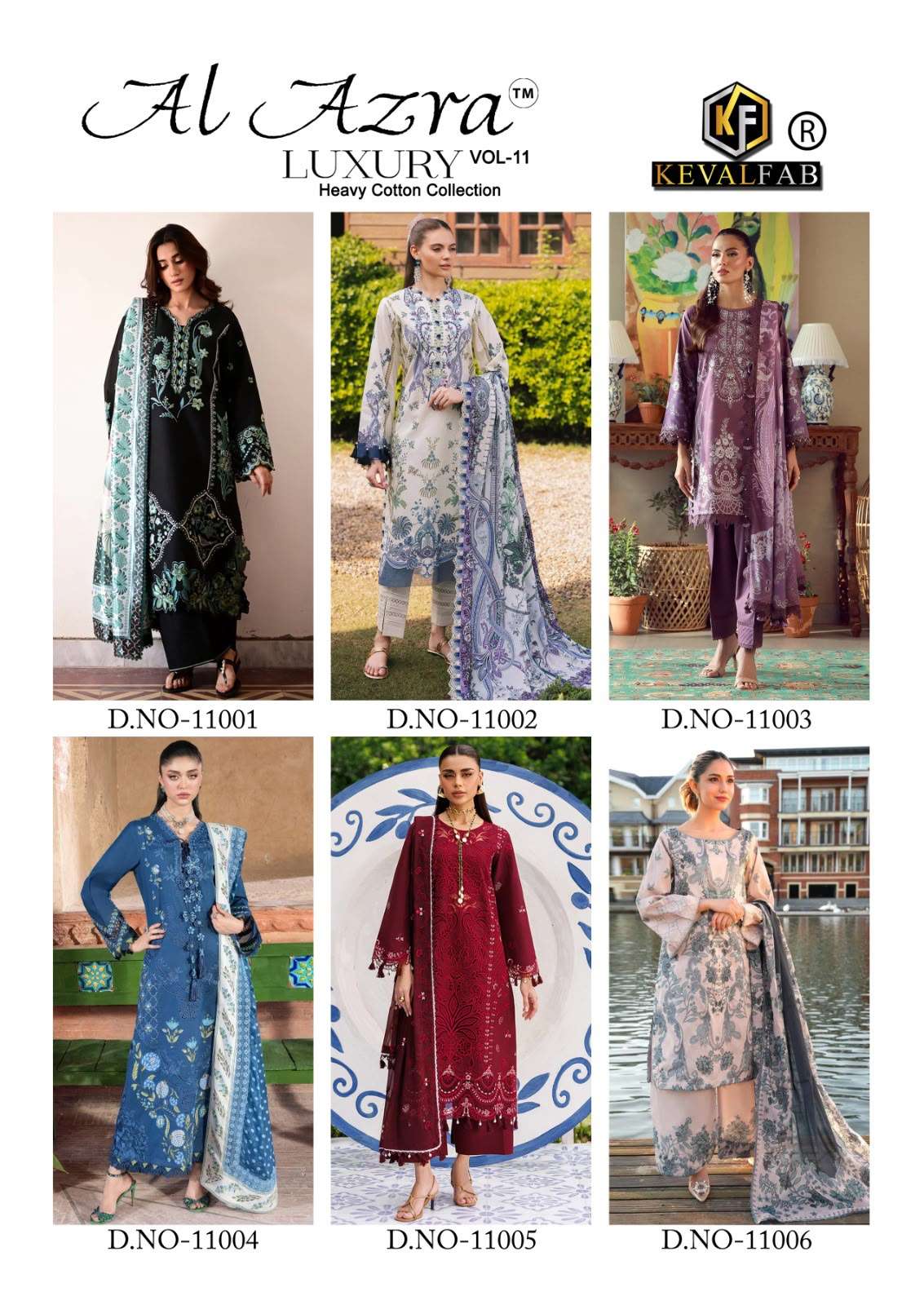 KEVAL FAB AL AZARA VOL 11 COTTON DIGITAL PRINT SALWAR SUIT
