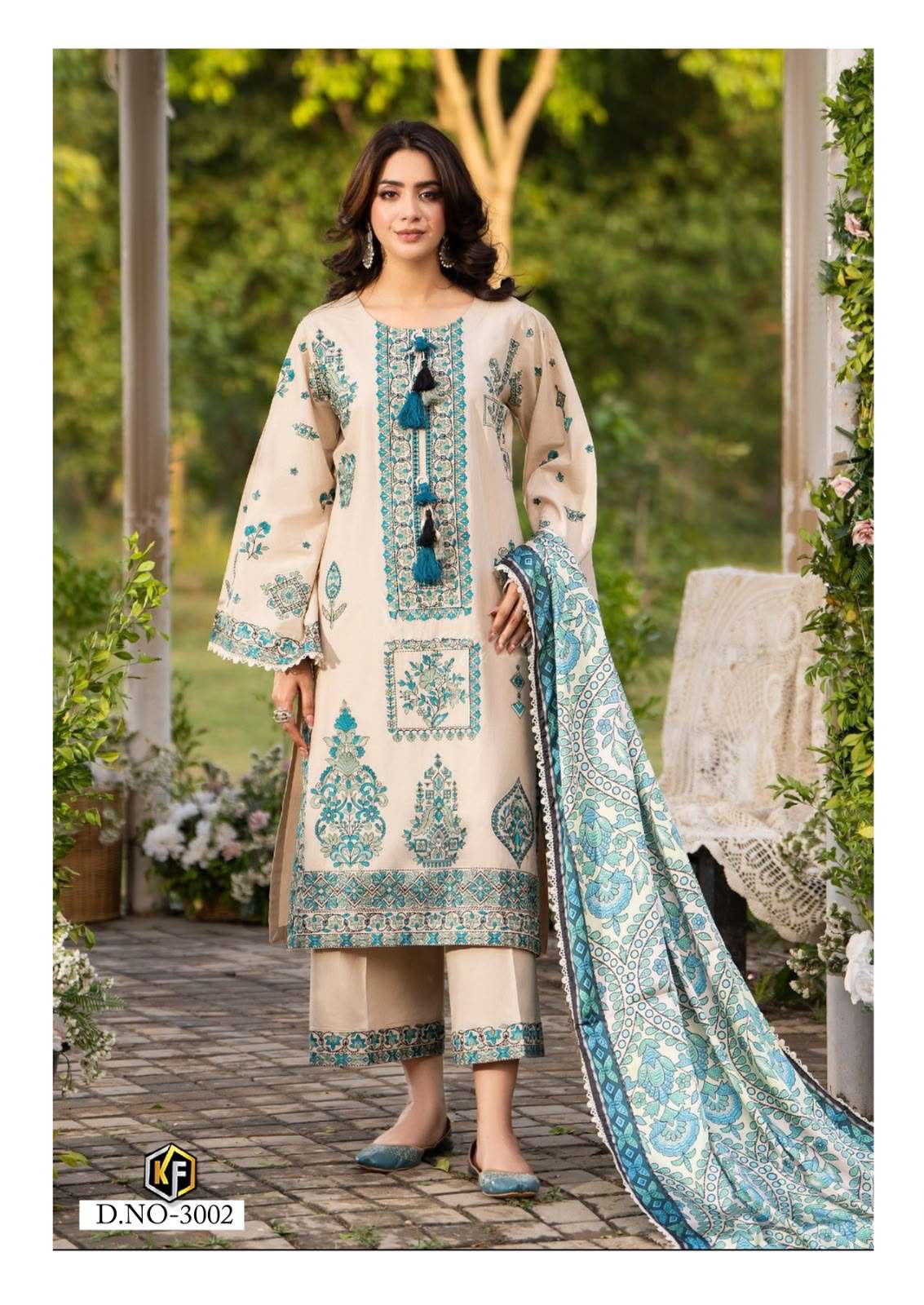 KEVAL FAB DASTAK VOL 3 LAWN COTTON DIGITAL PRINT SALWAR SUIT