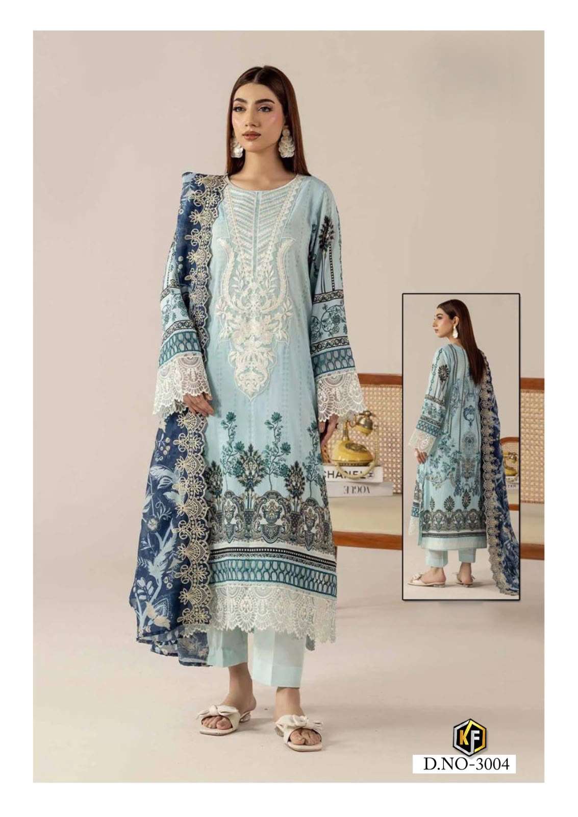 KEVAL FAB DASTAK VOL 3 LAWN COTTON DIGITAL PRINT SALWAR SUIT
