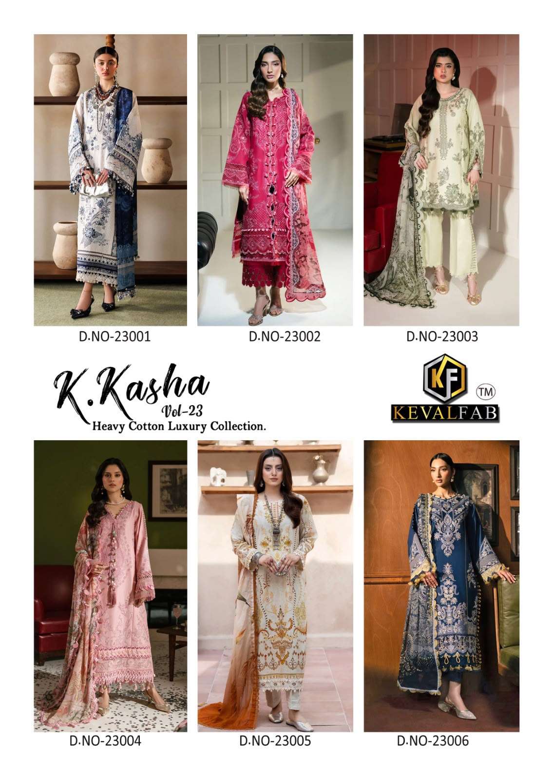 KEVAL FAB K KASHA VOL 23 COTTON DIGITAL PRINT SALWAR SUIT