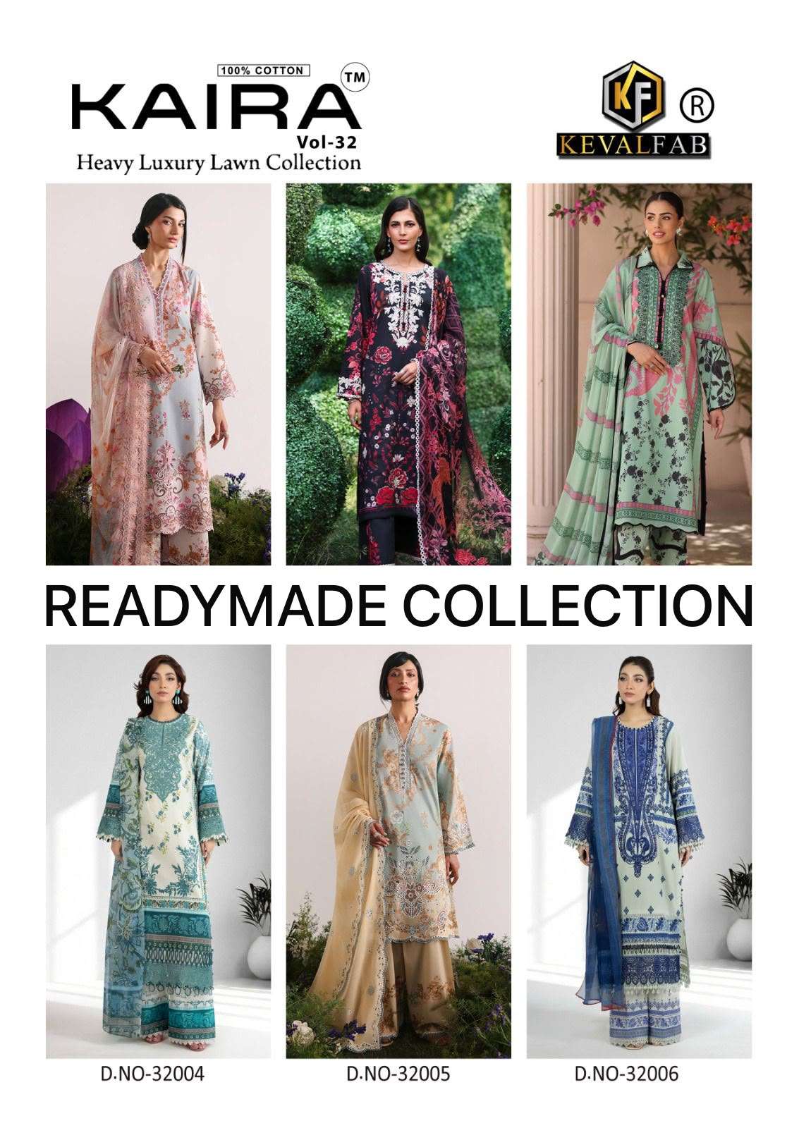 KEVAL FAB KAIRA VOL 32 READY MADE COLLECTION 