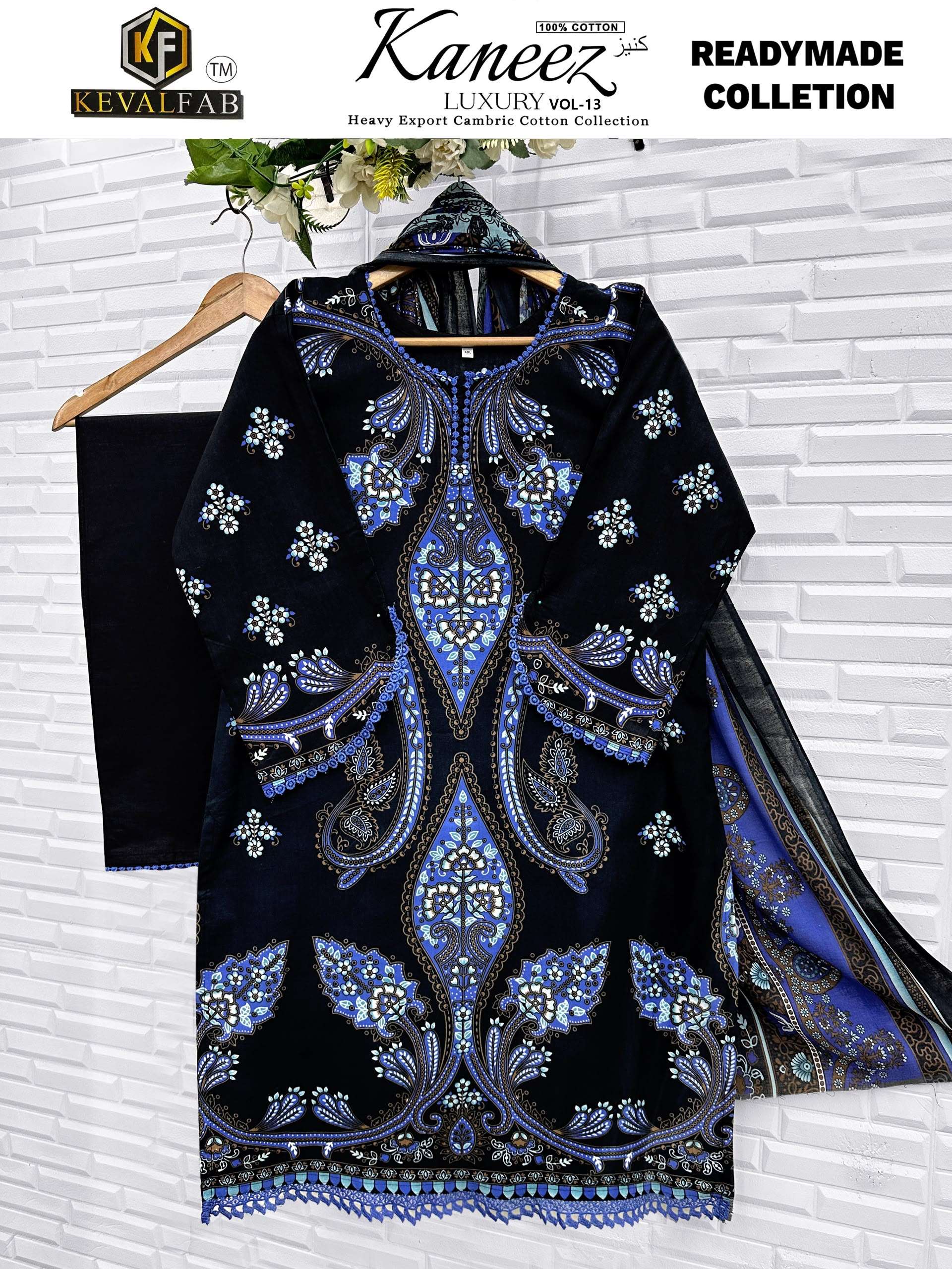 KEVAL FAB KANEEZ HEAVY COTTON LUXURY READY MADE COLLECTION VOL13 