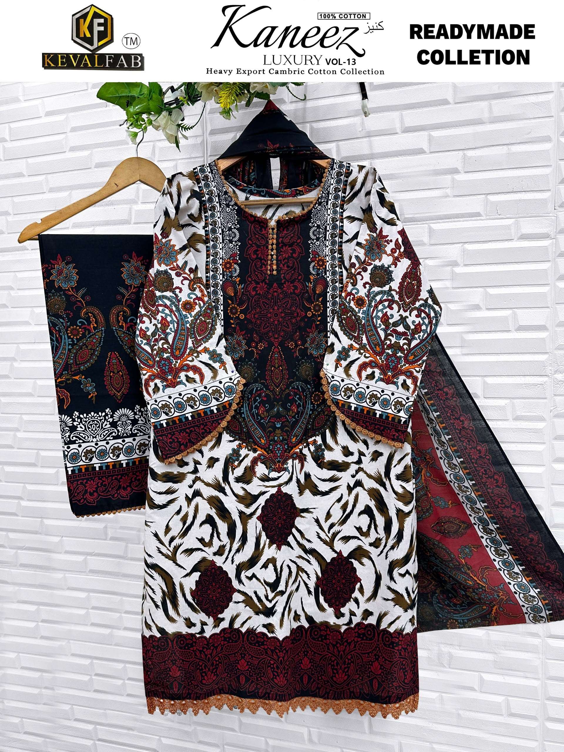 KEVAL FAB KANEEZ HEAVY COTTON LUXURY READY MADE COLLECTION VOL13 