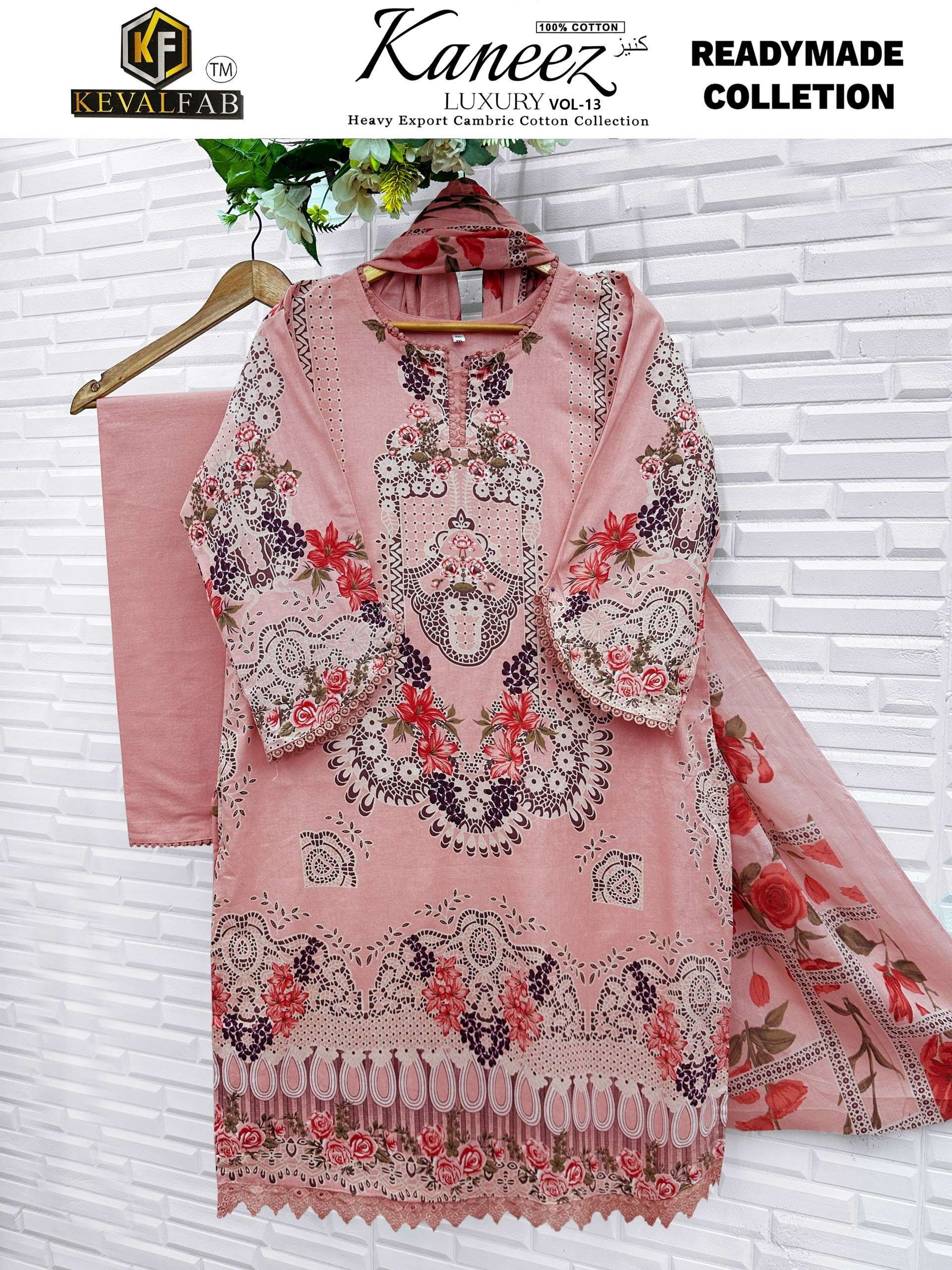 KEVAL FAB KANEEZ HEAVY COTTON LUXURY READY MADE COLLECTION VOL13 