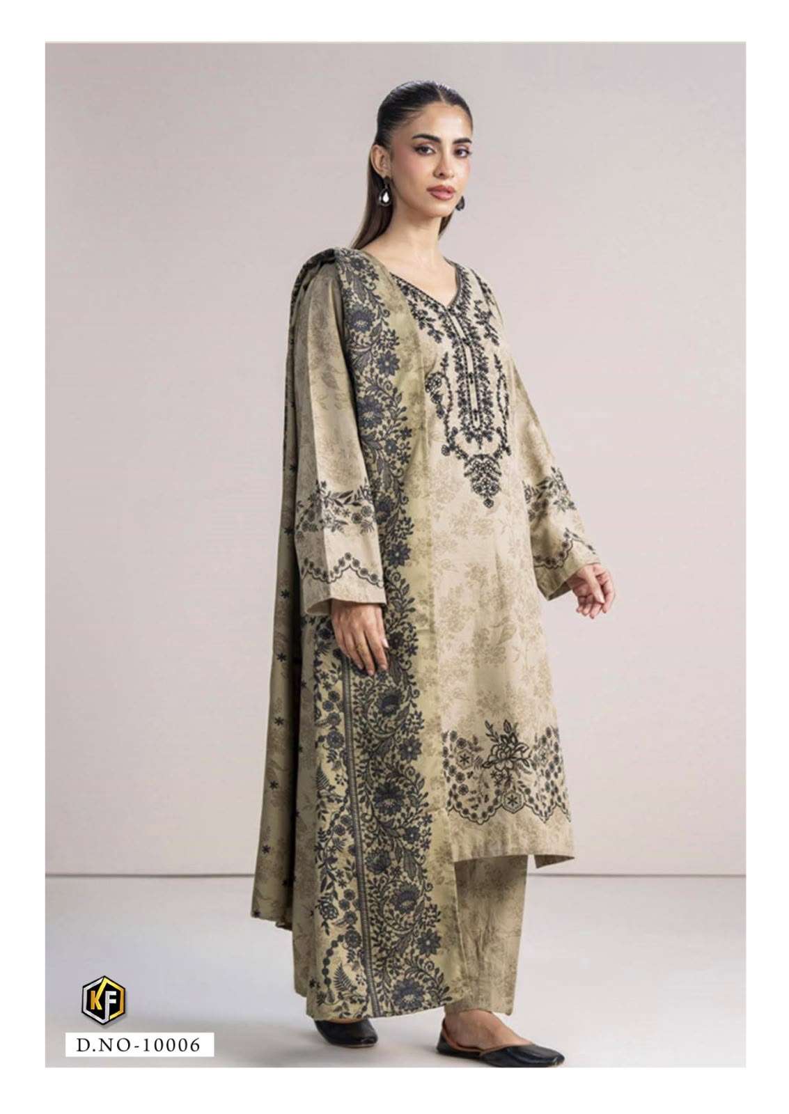 KEVAL FAB QURBAT NX VOL 10 COTTON DIGITAL PRINTS SALWAR SUIT